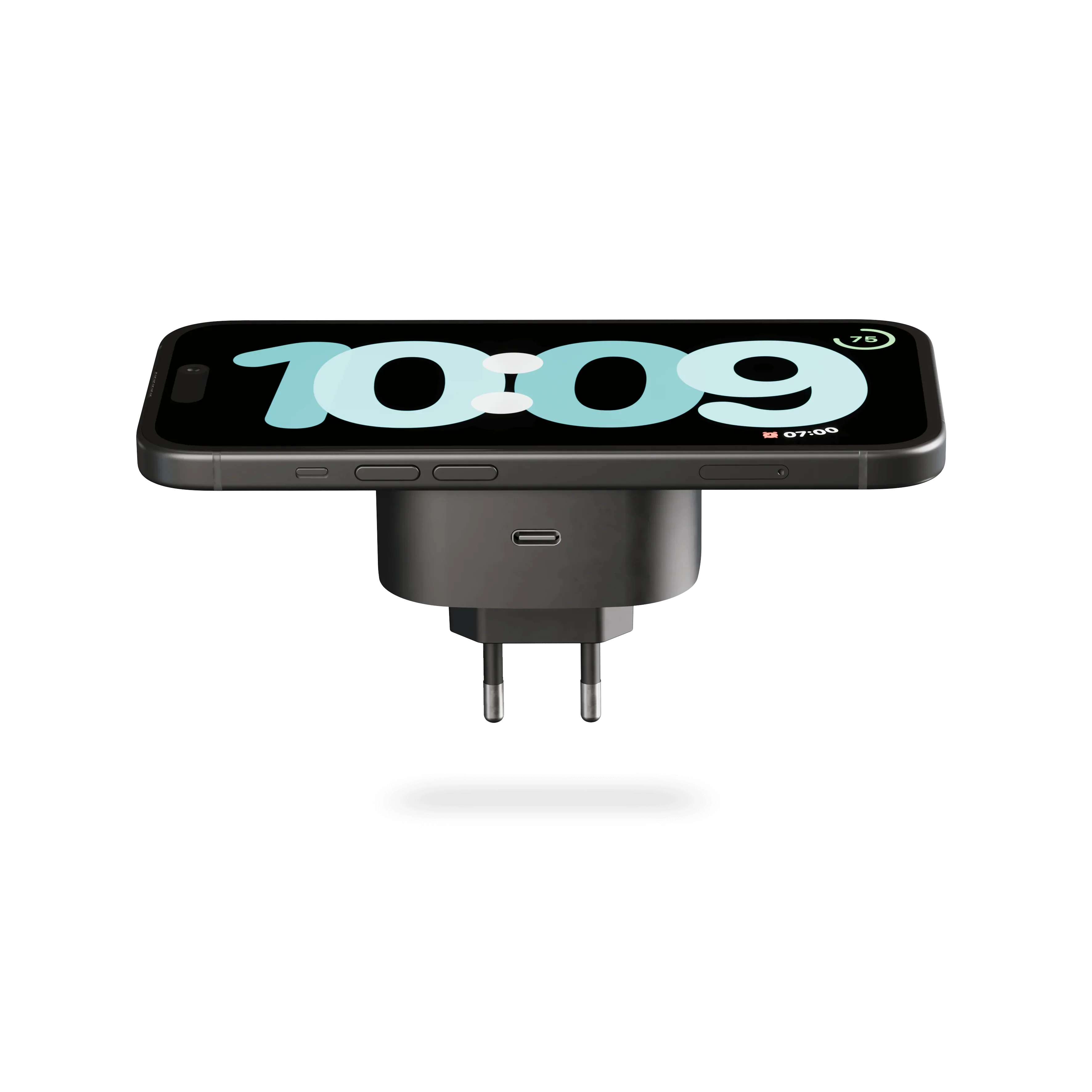 Adaptor priza ZENS cu incarcare wireless, Negru - Image 2