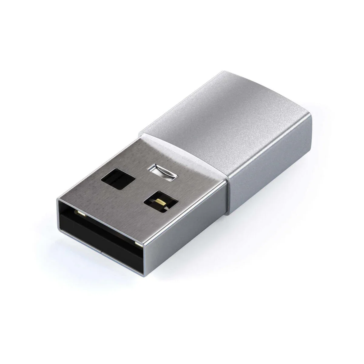 Adaptor Satechi din aluminiu USB-A la USB-C, Argintiu - Image 3
