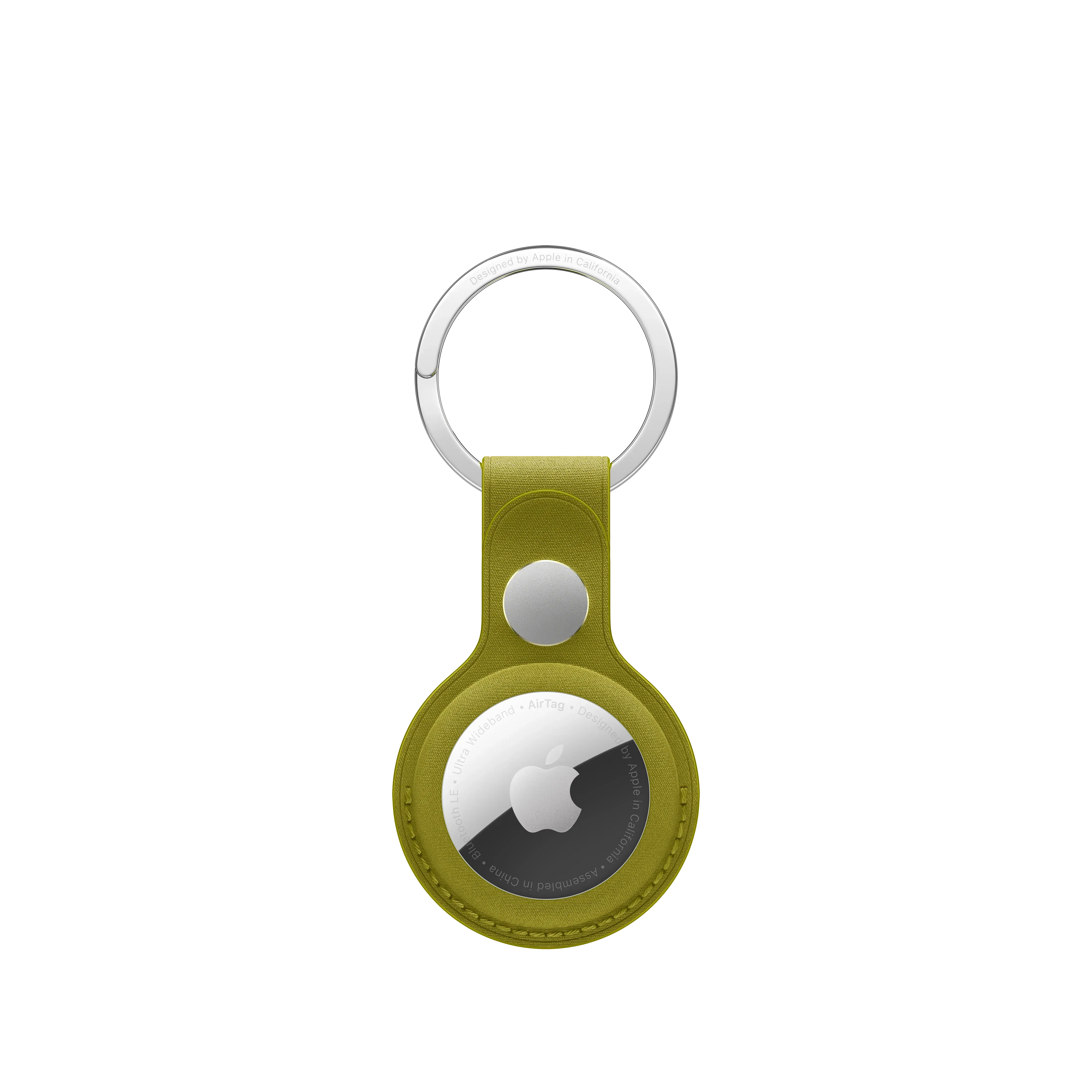 Breloc AirTag FineWoven Key Ring - Chartreuse