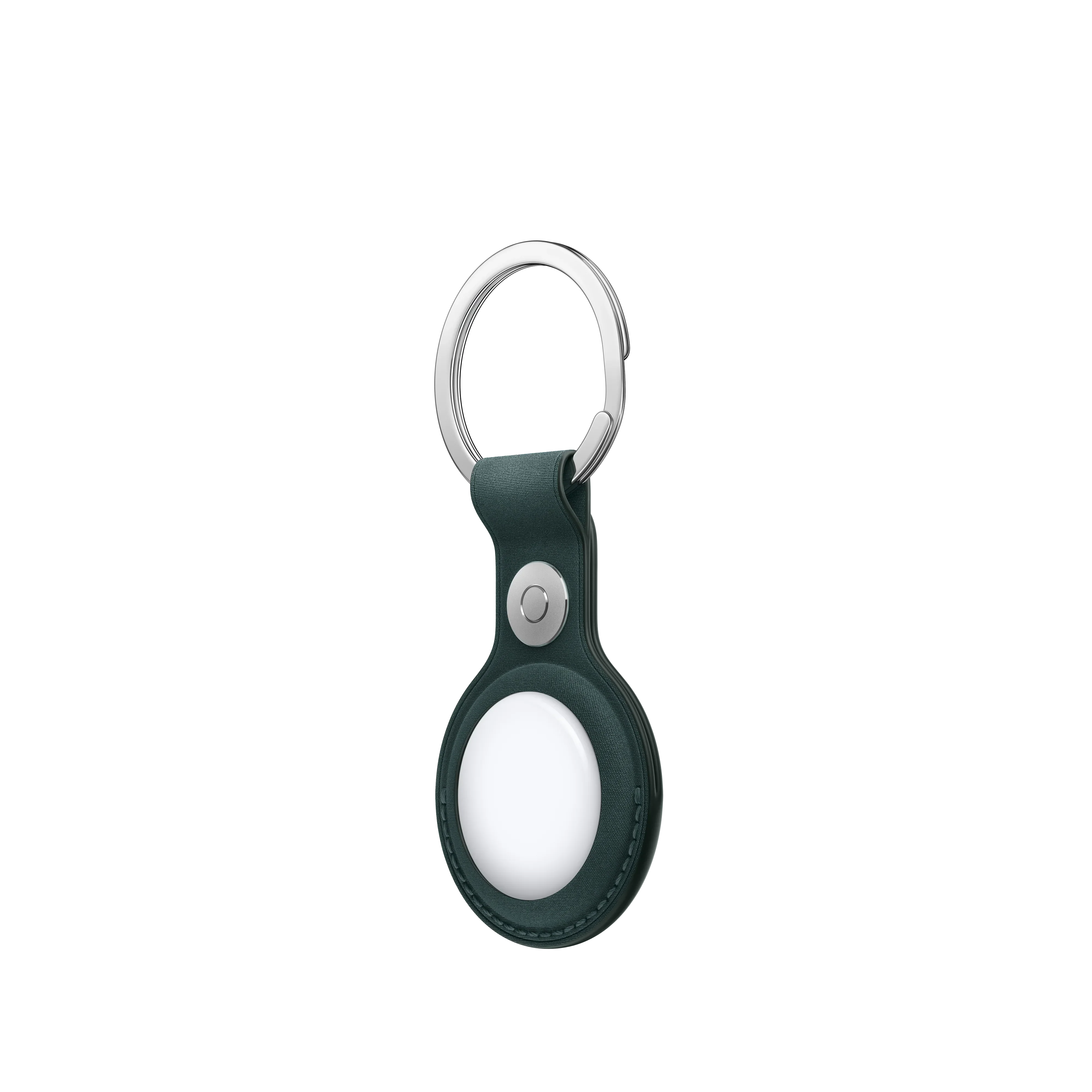 Breloc AirTag FineWoven Key Ring - Dark Green - Image 2
