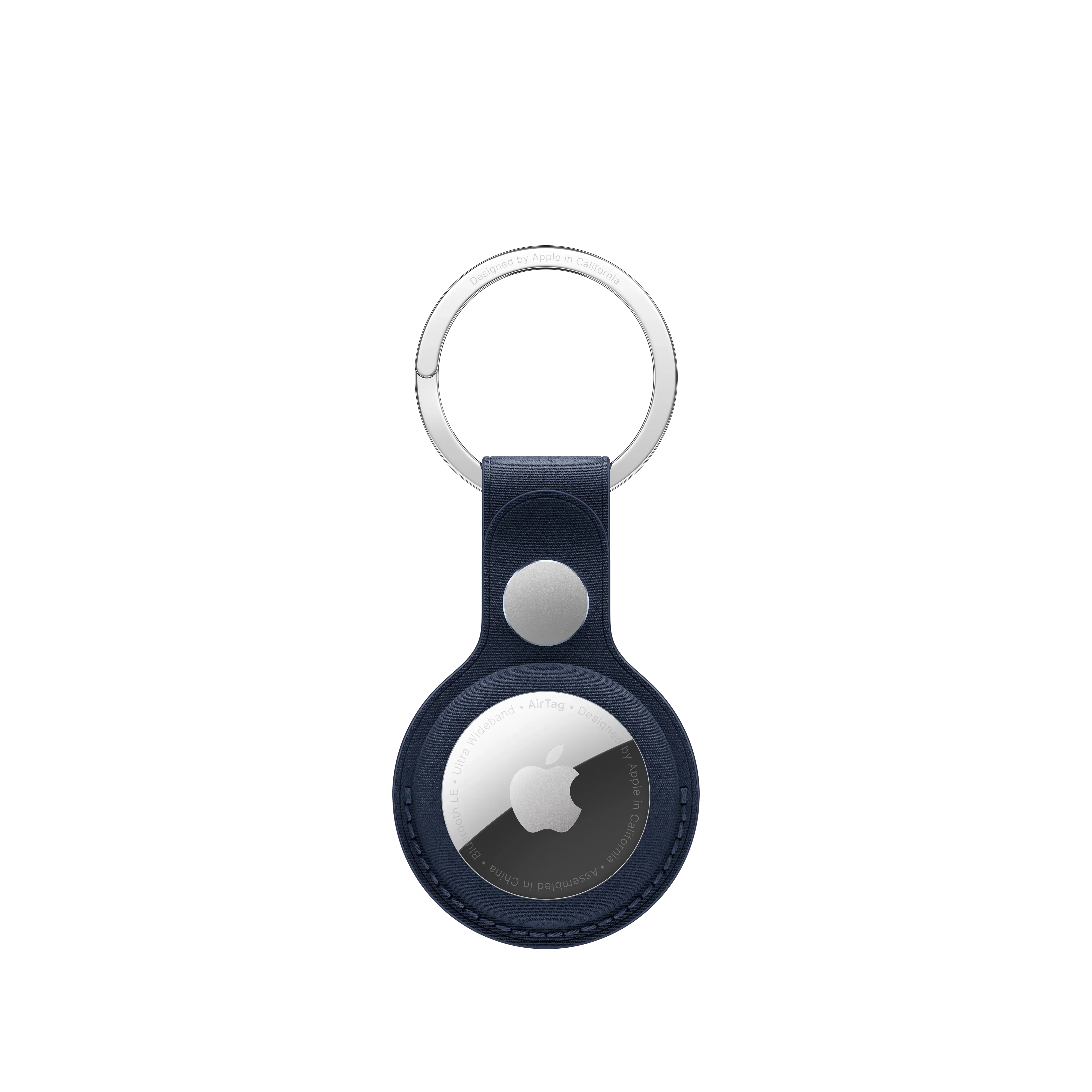 Breloc AirTag FineWoven Key Ring - Deep Blue