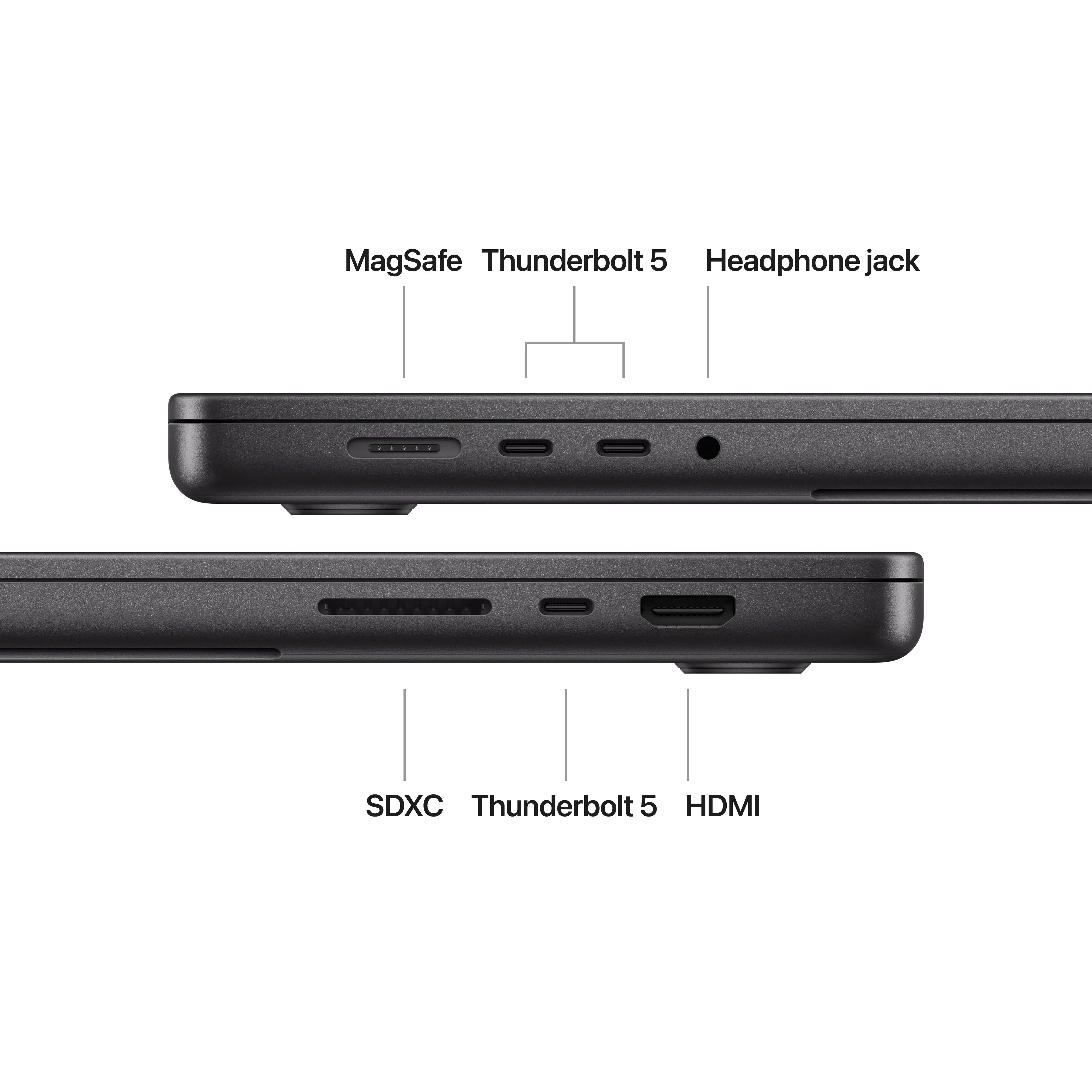 MacBook Pro 16", procesor Apple M4 Max, 16 nuclee CPU si 40 nuclee GPU, 48GB, 1TB SSD, Space Black - Image 7