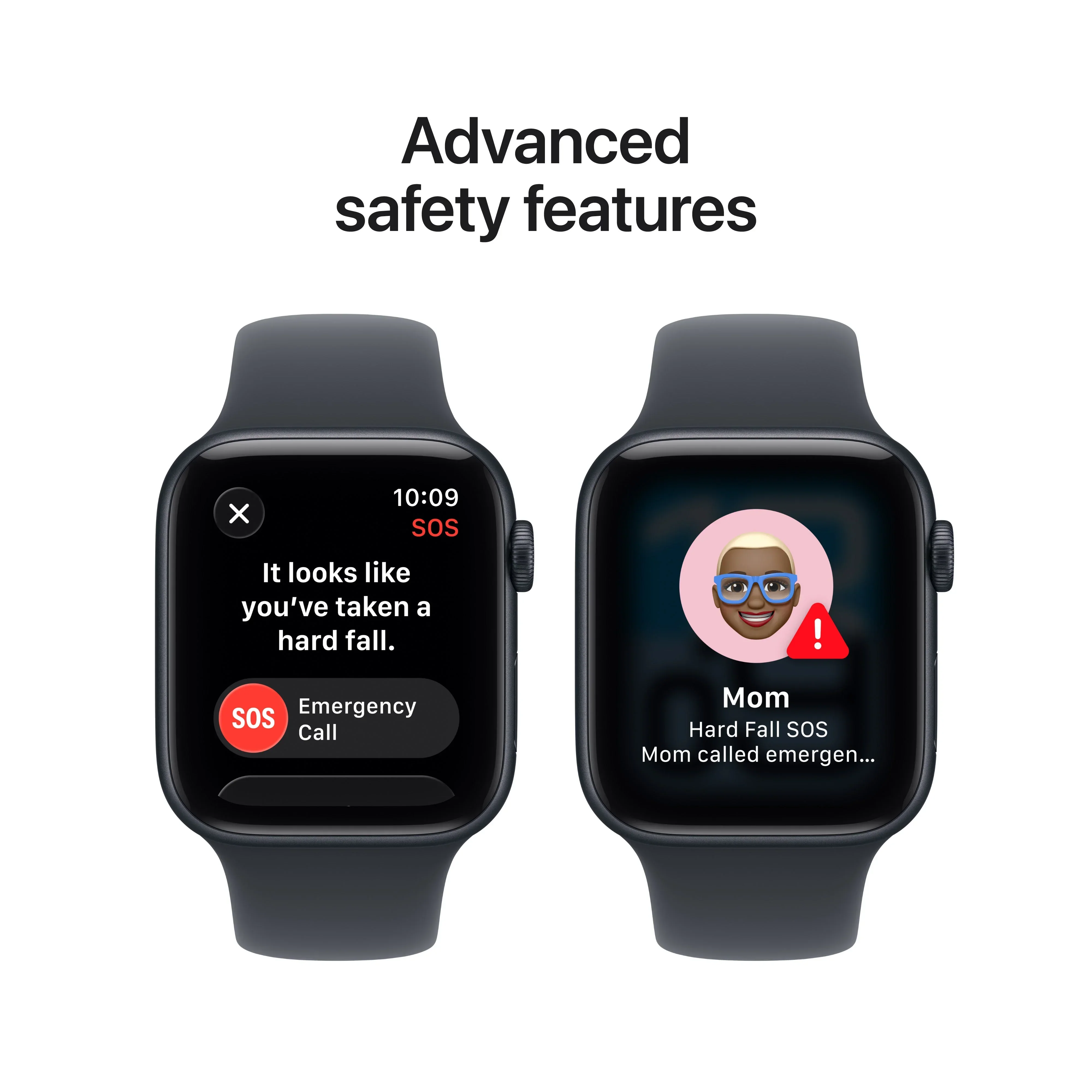 Apple Watch SE 3 GPS 44mm Midnight Aluminium Case with Midnight Sport Band - M/L - Image 7