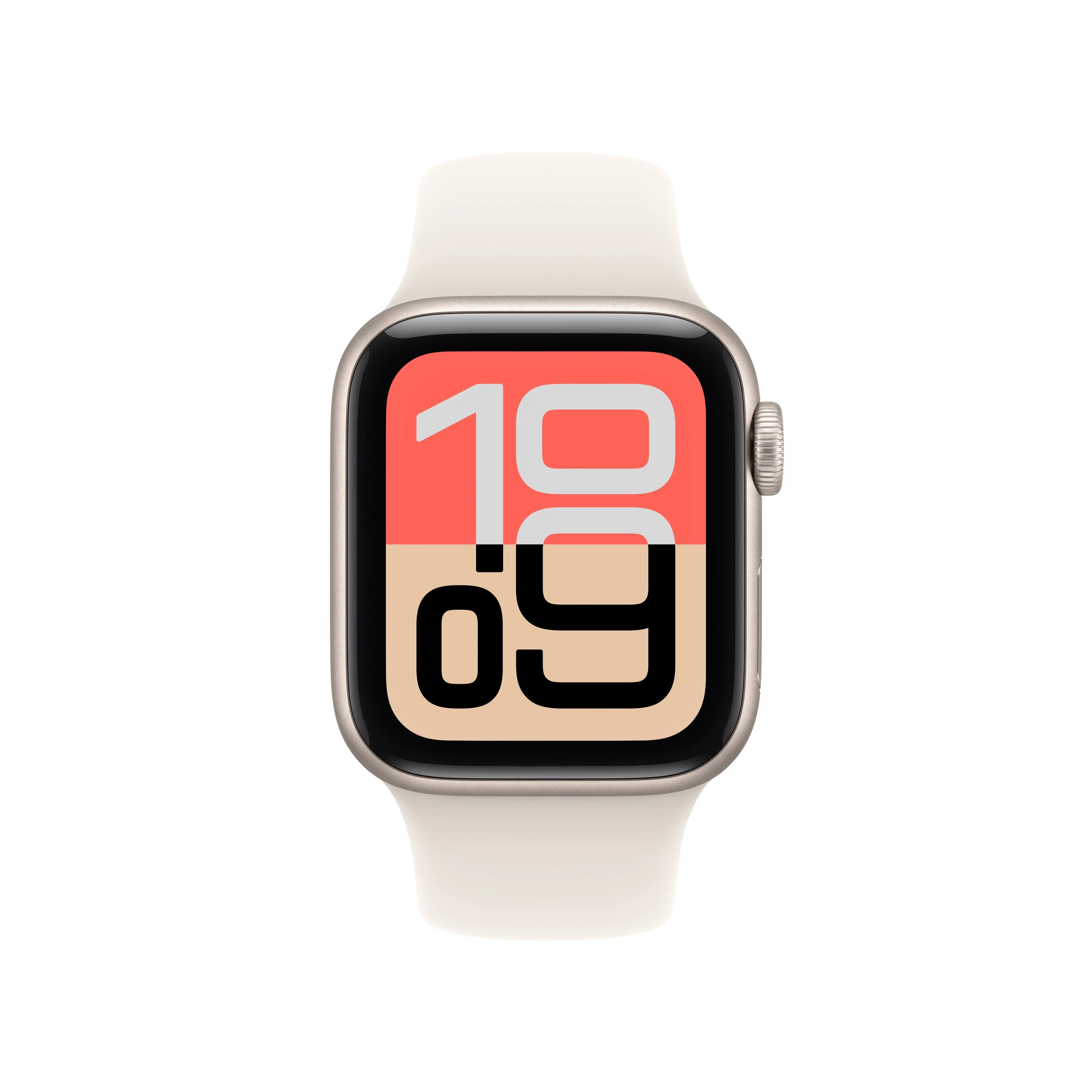 Apple Watch SE 3 GPS + Cellular 40mm Starlight Aluminium Case with Starlight Sport Band - M/L - Image 2