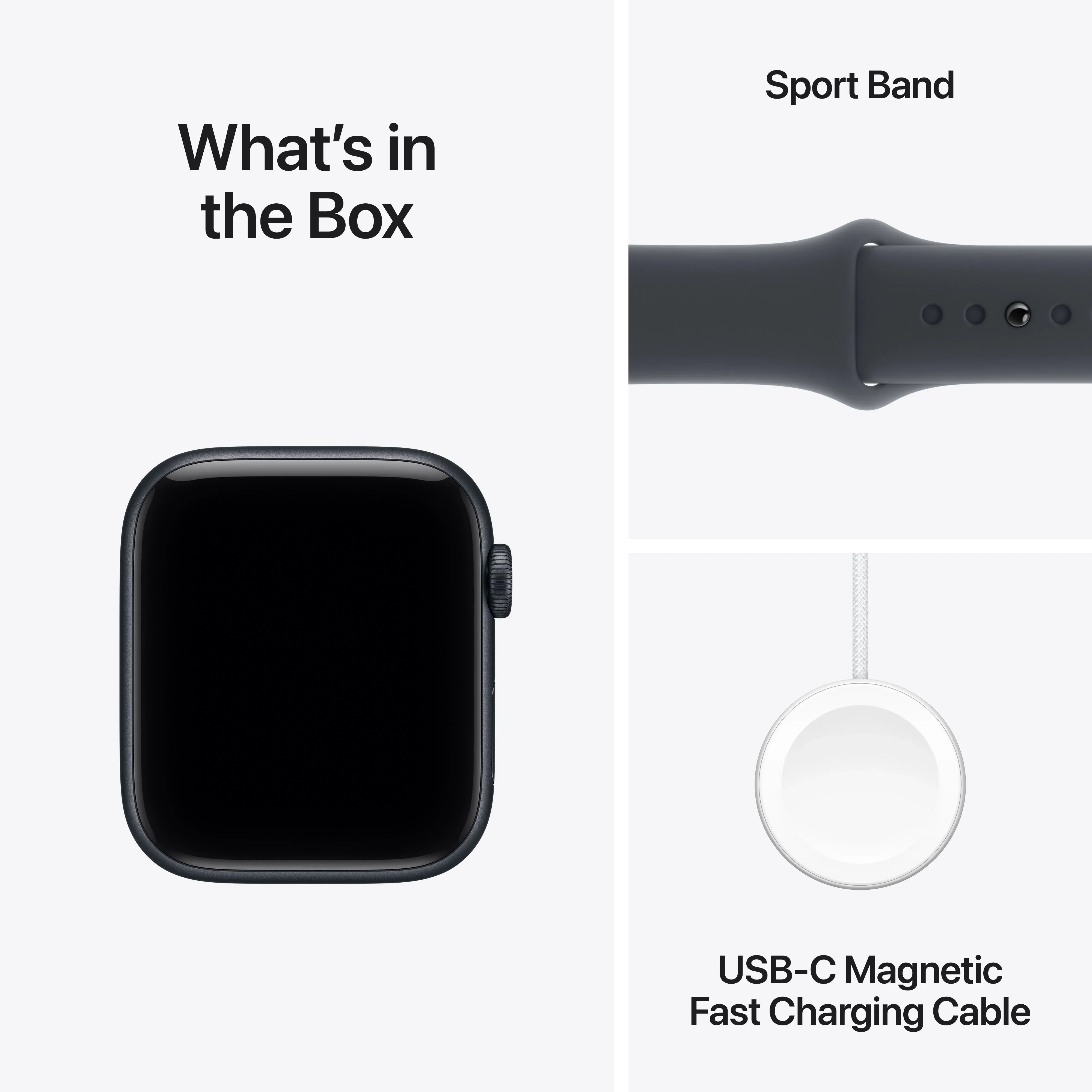 Apple Watch SE 3 GPS + Cellular 44mm Midnight Aluminium Case with Midnight Sport Band - M/L - Image 8