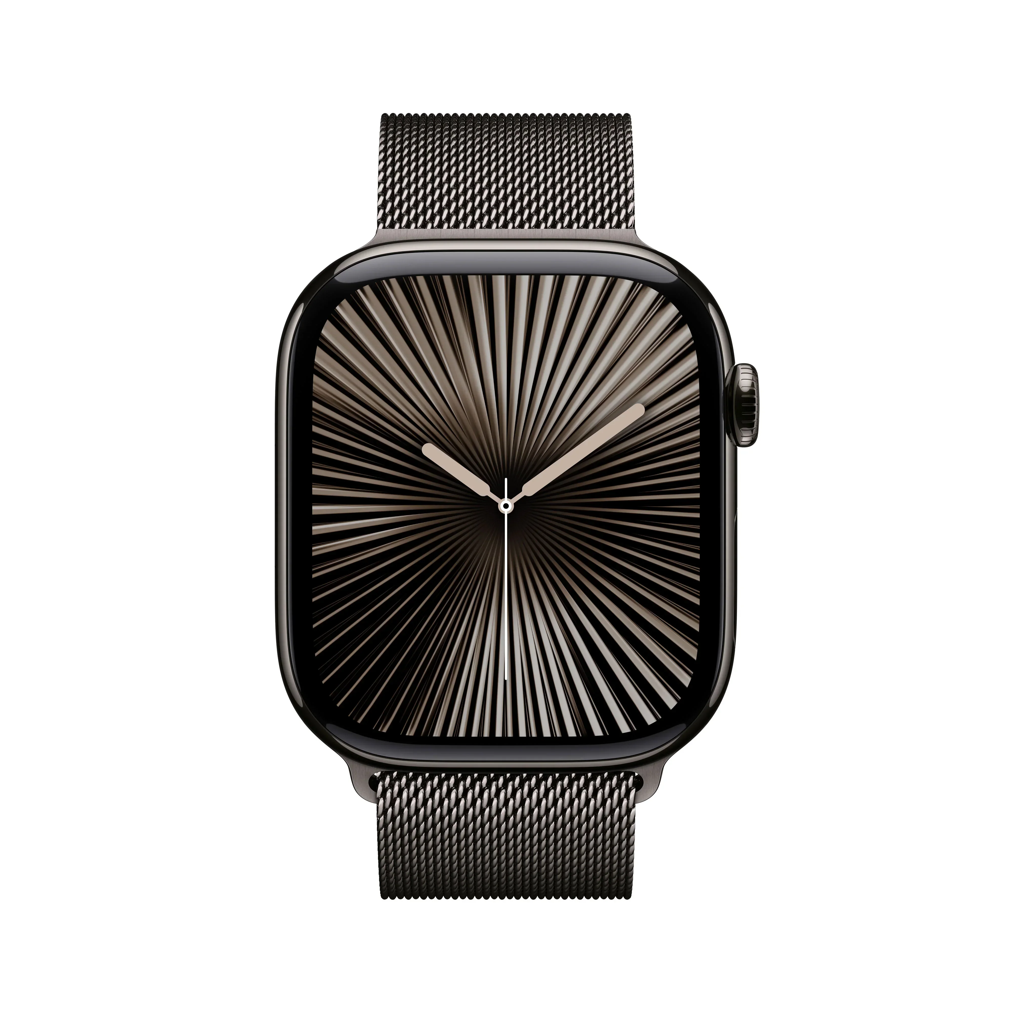 Apple Watch Series 10 GPS + Cellular, 46mm Slate Titanium Case, Slate Milanese Loop - S/M - Image 2