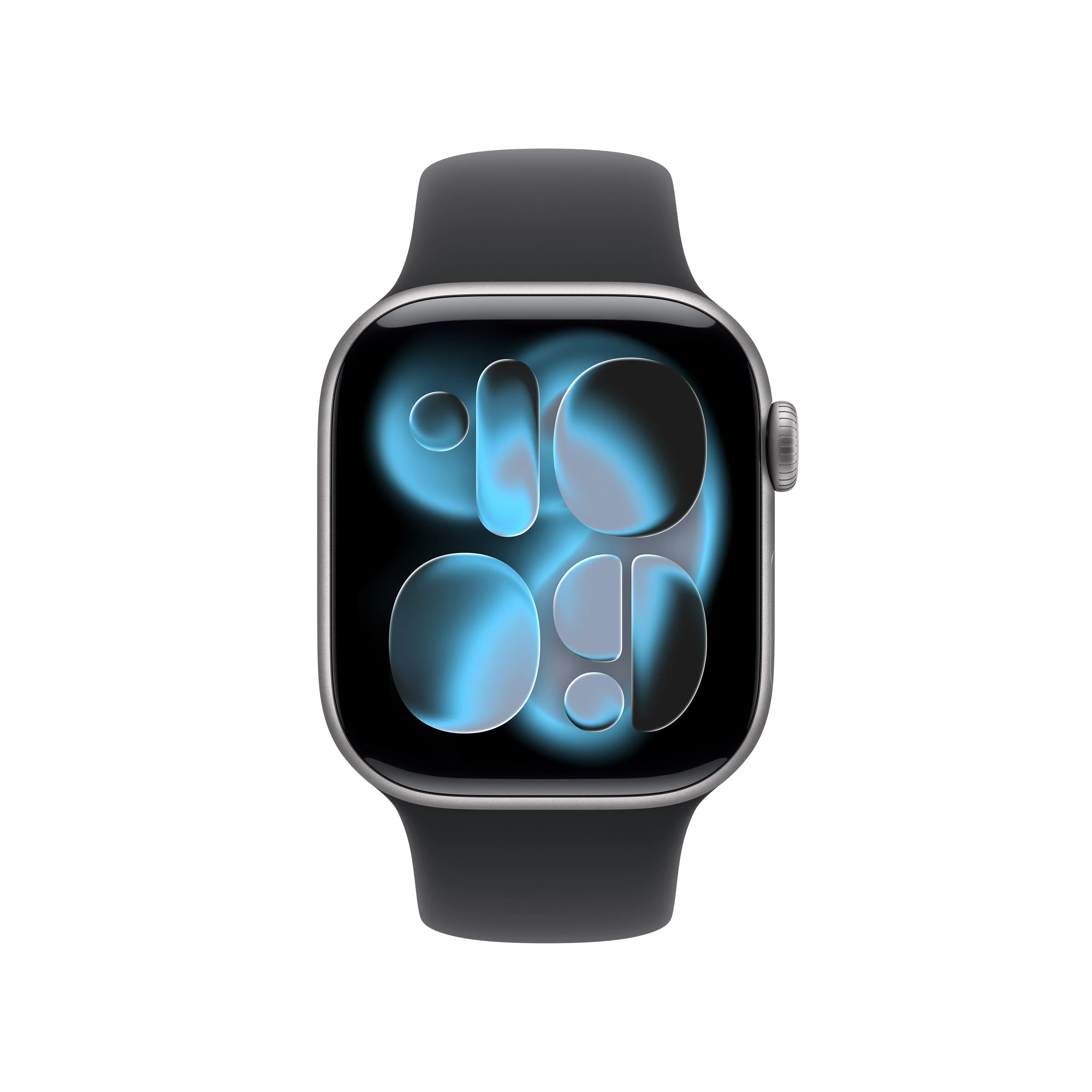 Apple Watch Series 11 GPS 42mm Space Grey Aluminium Case with Black Sport Band - M/L - Image 2