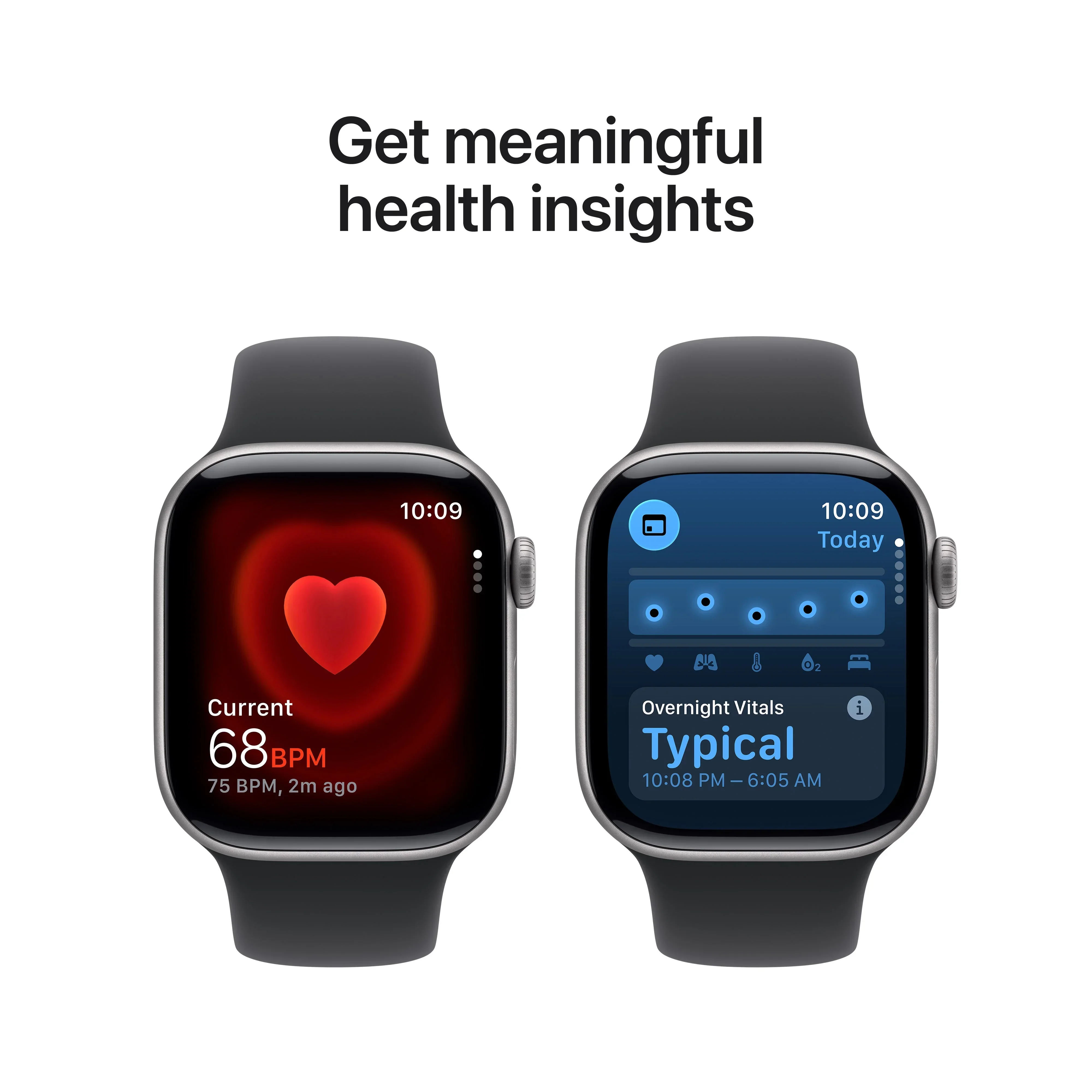 Apple Watch Series 11 GPS 42mm Space Grey Aluminium Case with Black Sport Band - M/L - Image 5
