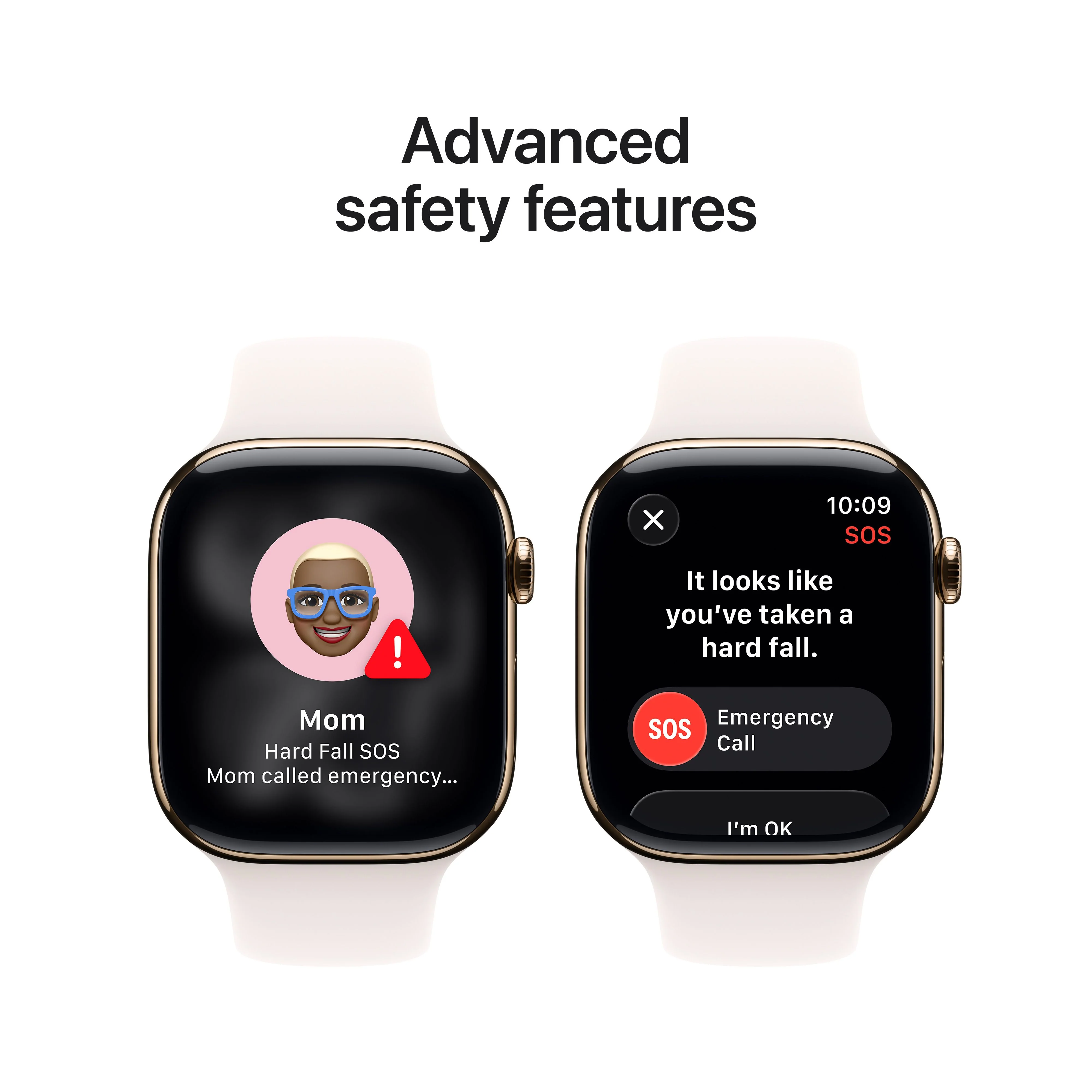 Apple Watch Series 11 GPS + Cellular 46mm Gold Titanium Case with Light Blush Sport Band - S/M - Image 6