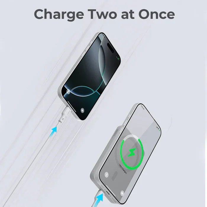 Baterie externa AUKEY cu MagSafe, 5000 mAh, Alb - Image 2