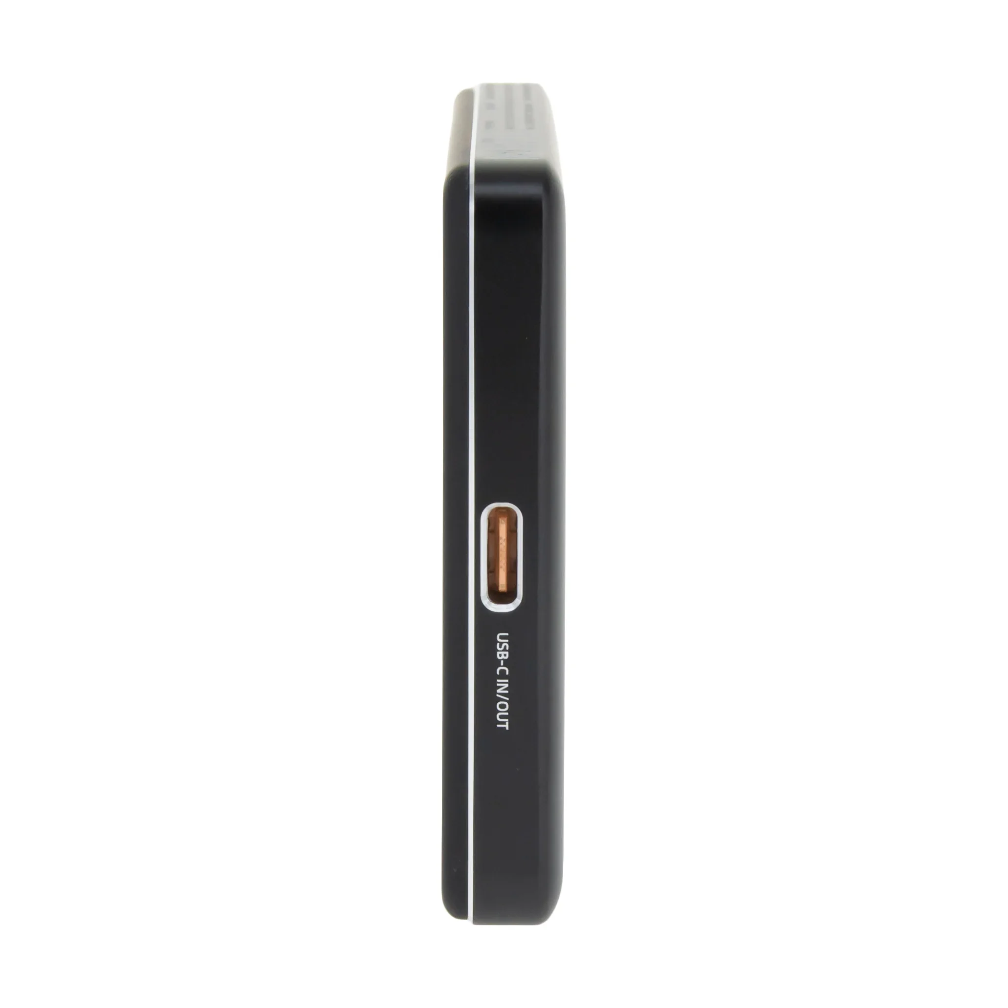 Baterie externa DVICED ultrasubtire, 5.000 mAh, Qi2, MagSafe, Negru - Image 2