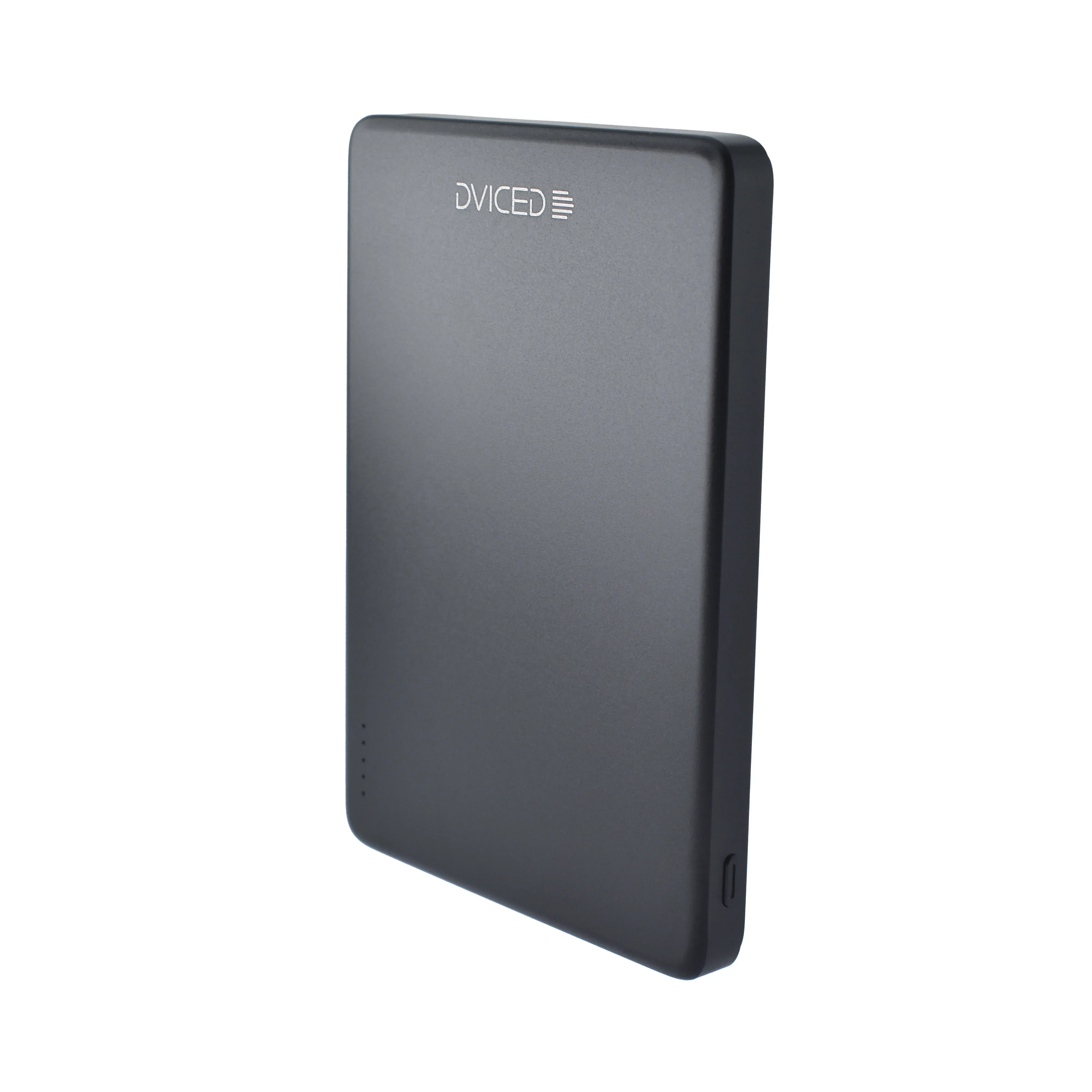 Baterie externa DVICED ultrasubtire, 5.000 mAh, Qi2, MagSafe, Negru - Image 3