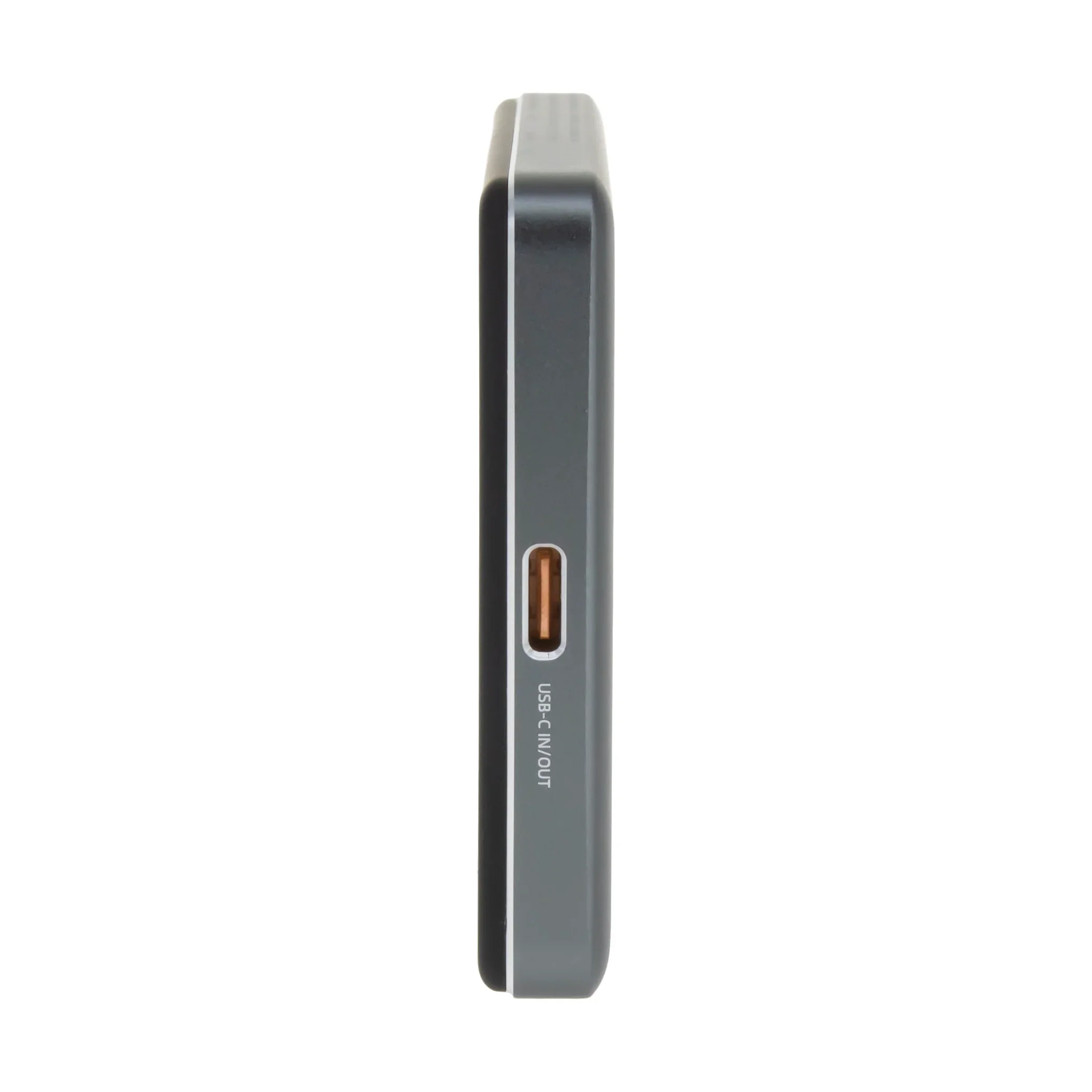 Baterie externa DVICED ultrasubtire, 5.000 mAh, Qi2, MagSafe, Negru-Gri - Image 2