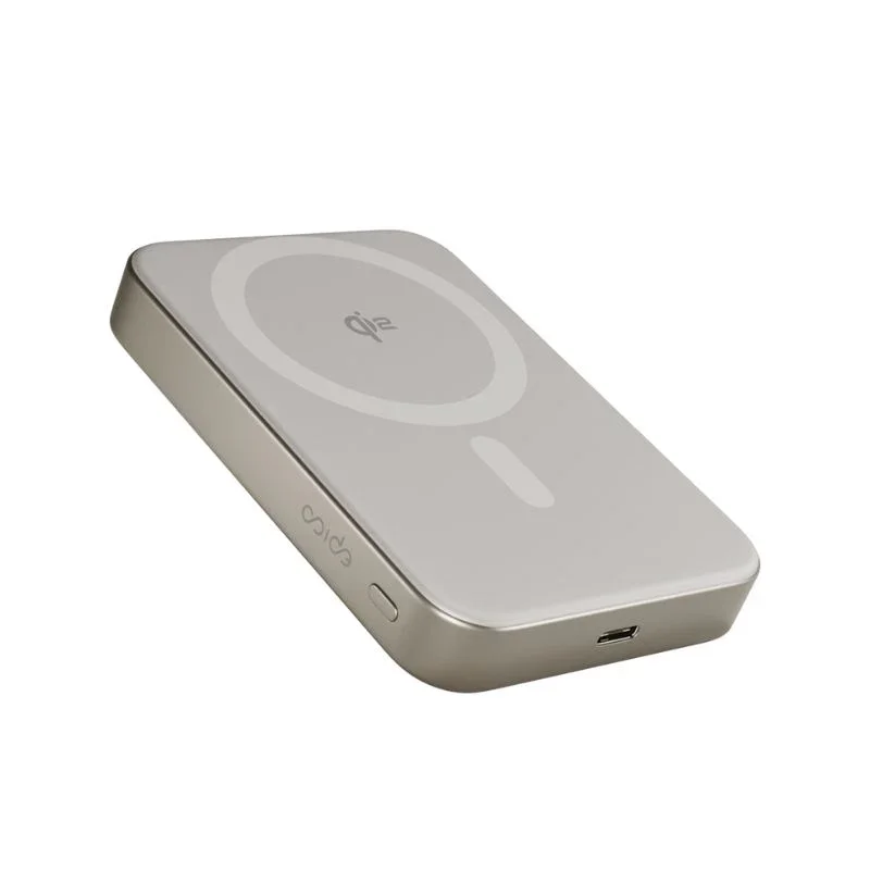 Baterie externa wireless EPICO cu Qi2, 10.000 mAh, Gri - Image 3