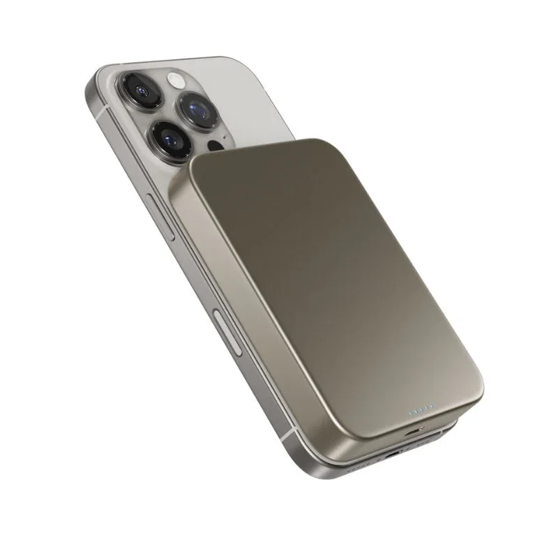 Baterie externa wireless EPICO cu Qi2, 10.000 mAh, Gri - Image 6