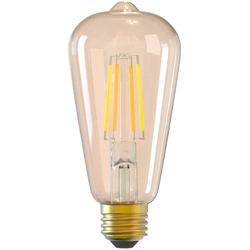 Bec WiFi Filament, E27, 6W, fumuriu, lumina alba/calda, reglabil