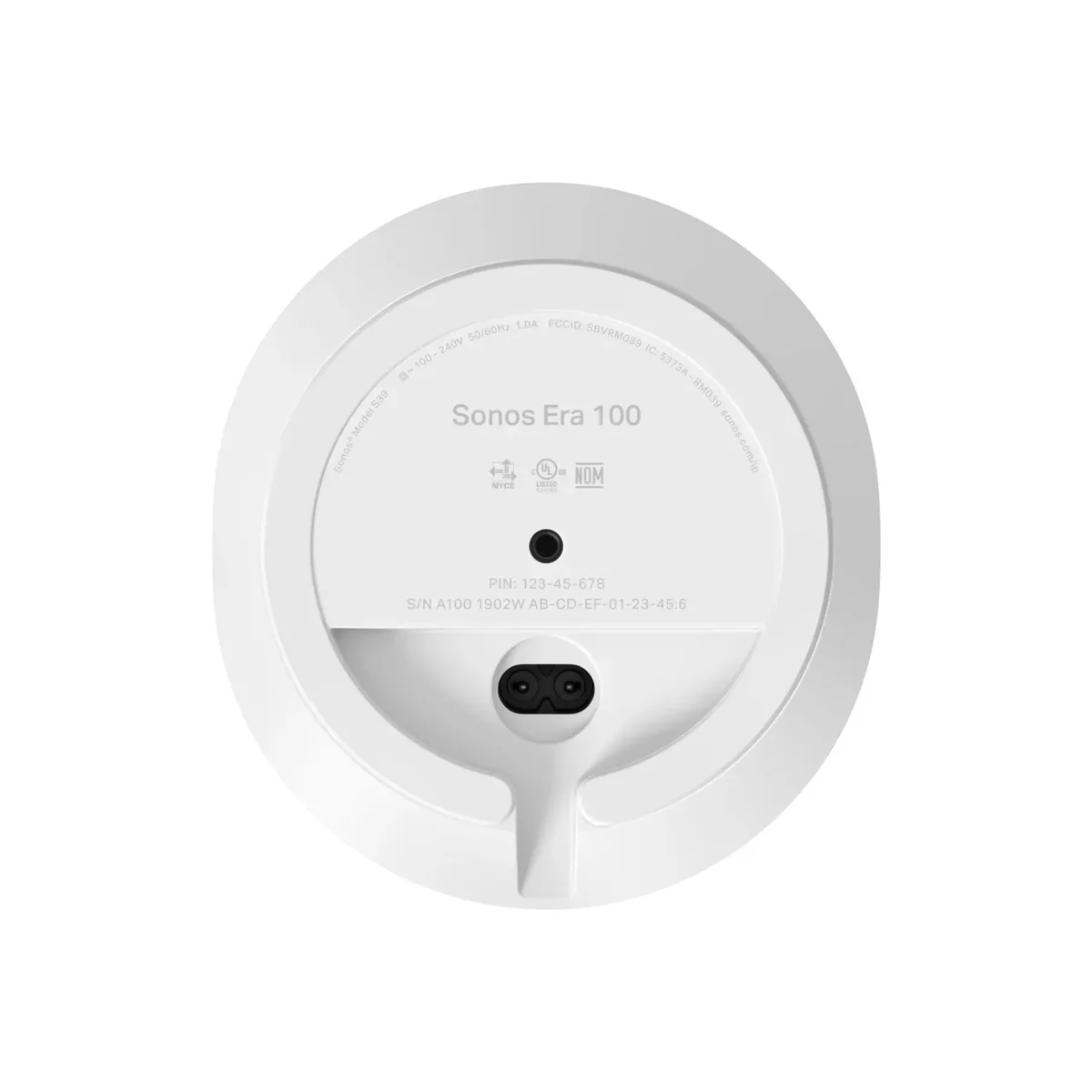 Boxa Sonos Era 100, WiFi, Multiroom, Bluetooth, Asistent vocal, Alb - Image 6
