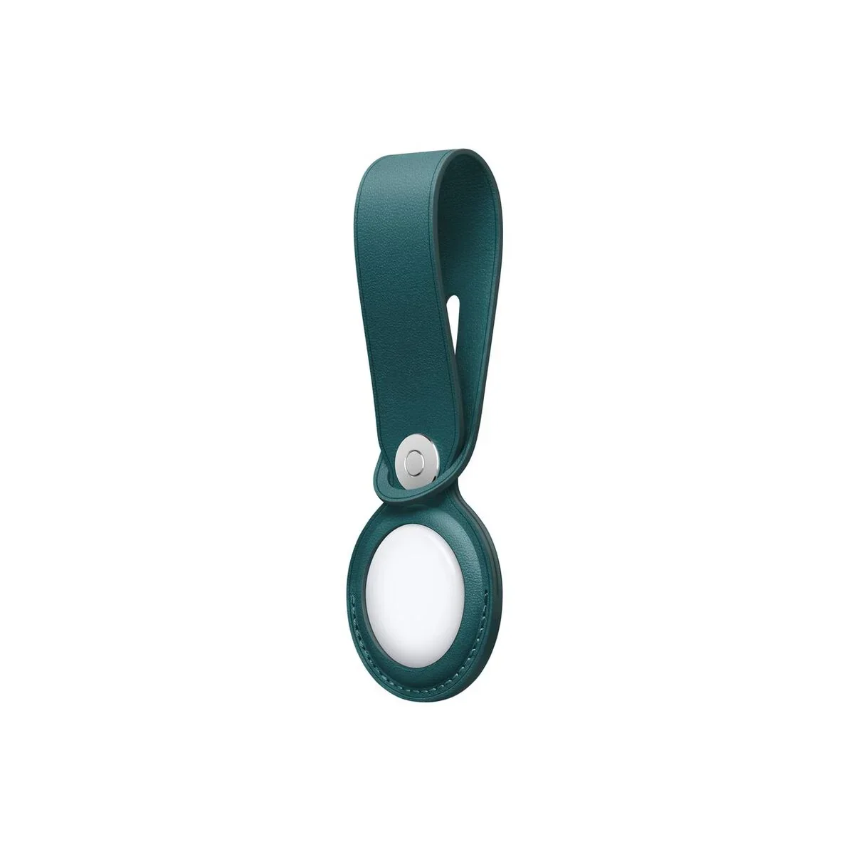 Breloc Apple pentru AirTag Leather Loop, Forest Green - Image 6