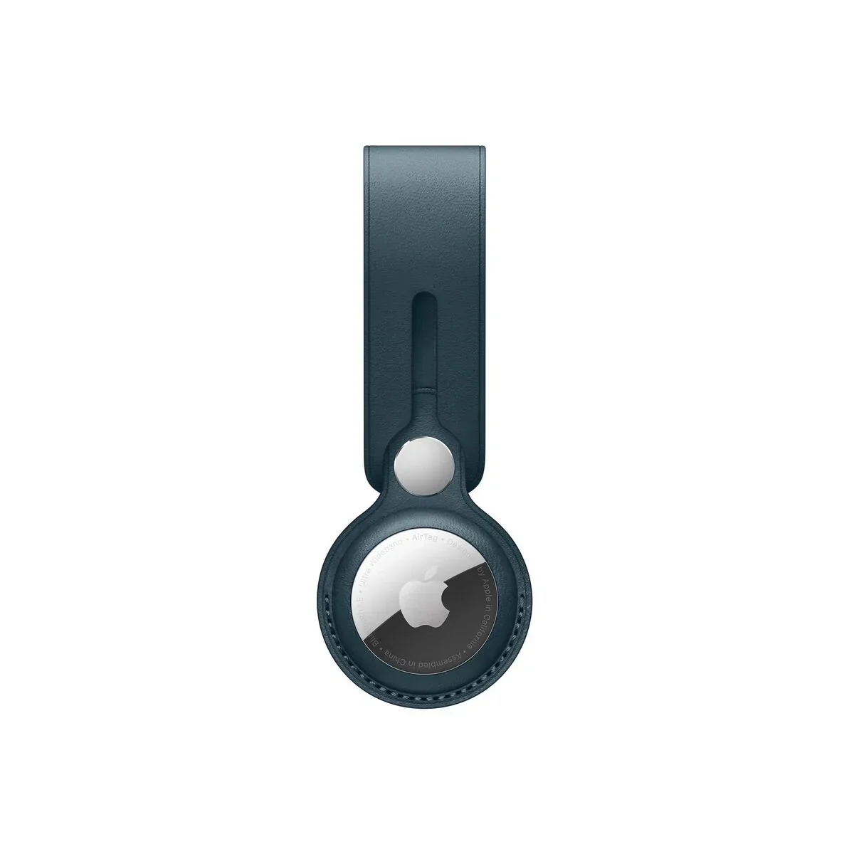 Breloc Apple pentru AirTag Loop Piele, Baltic Blue (Seasonal Summer2021) - Image 2