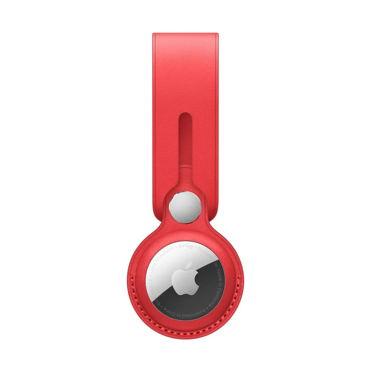 Breloc Apple pentru AirTag Loop Piele, (PRODUCT)RED - Image 2