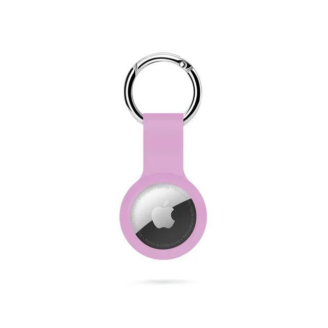 Breloc Epico pentru AirTag, Silicon, Roz