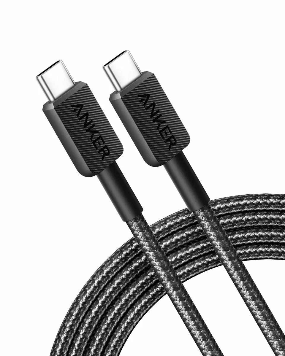 Cablu de date Anker 322 USB-C 0.91m negru