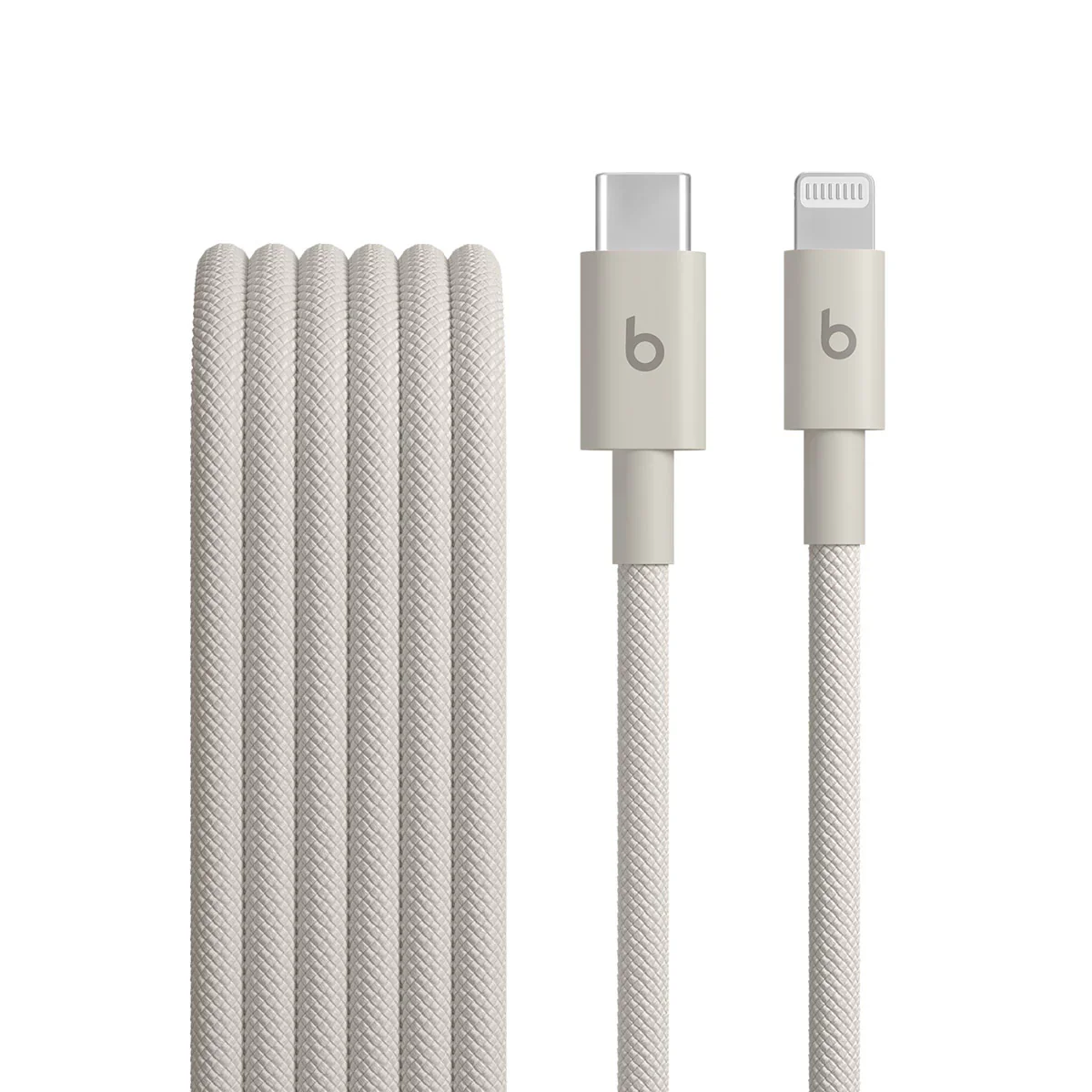 Cablu Beats USB-C la Lightning de 1,5 m, Woven, Gri