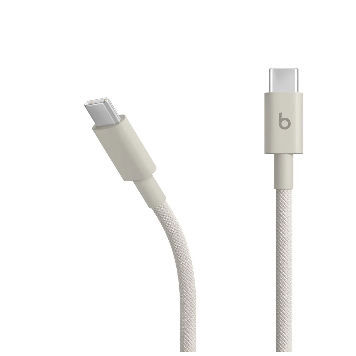 Cablu Beats USB-C la USB-C de 1,5 m, Woven, Gri - Image 2