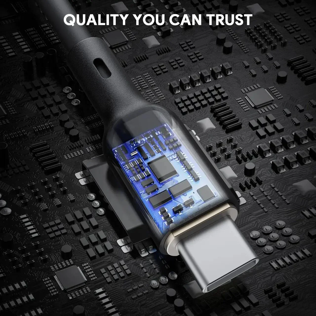 Cablu de date AUKEY, USB-C la USB-C, 240W, 1.8 m, Negru - Image 11