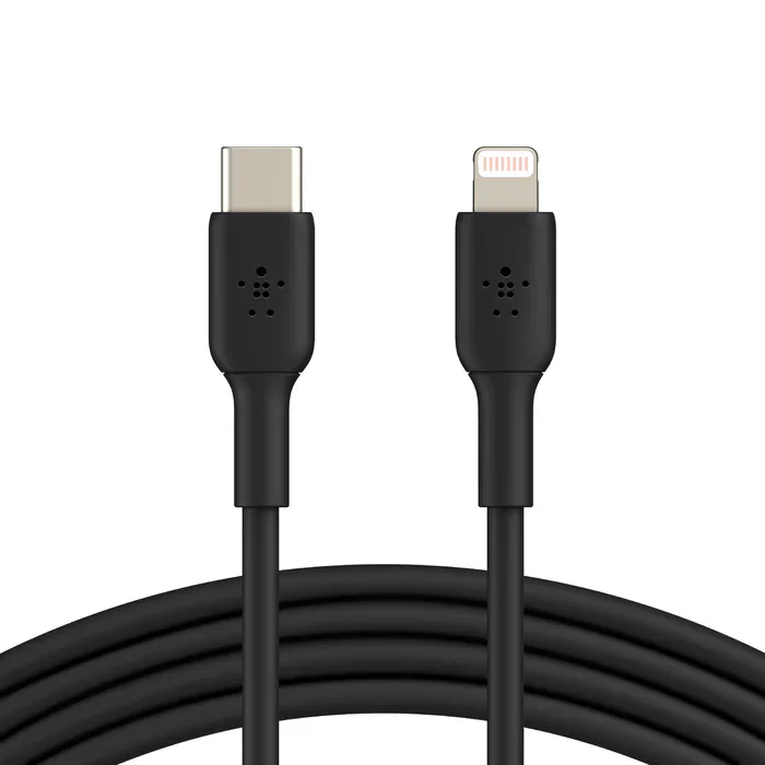 Cablu de date Belkin USB-C la Lightning, 1m, Negru - Image 3