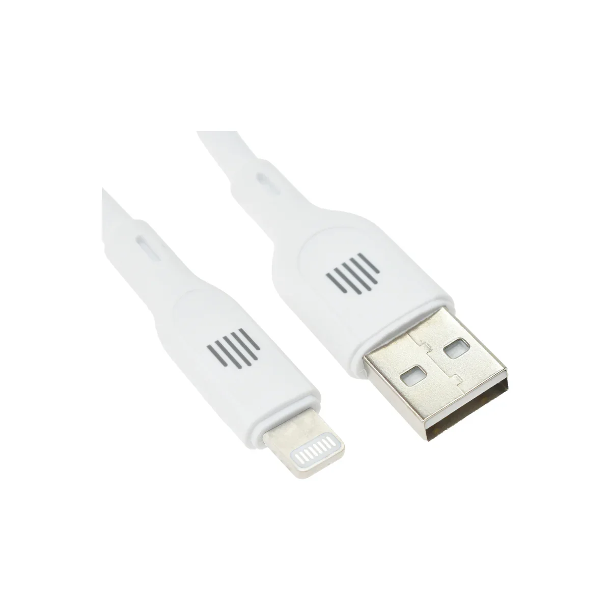 Cablu de date Dviced USB-A la Lightning silicon 1.25m, Alb - Image 3