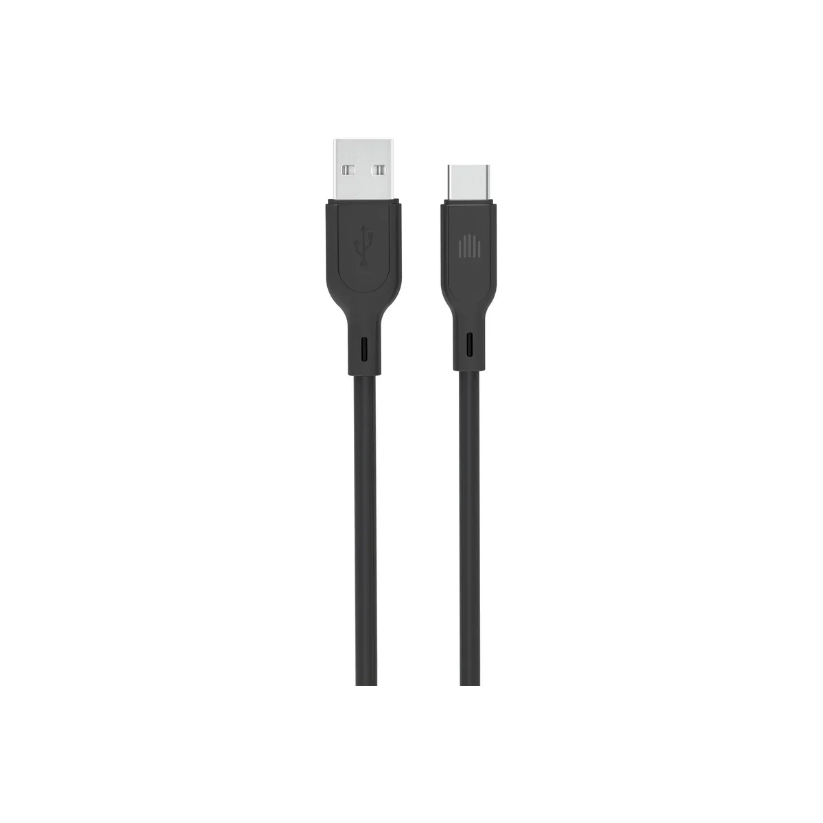 Cablu de date Dviced USB-A la USB-C silicon 1.25m, Negru - Image 4
