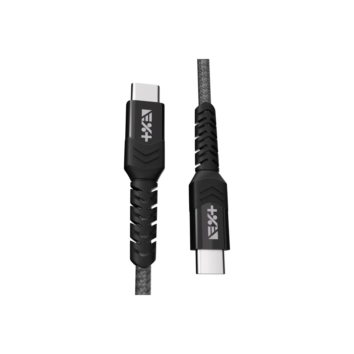 Cablu de date NOA Braided USB-C la USB-C, Space Grey - Image 3