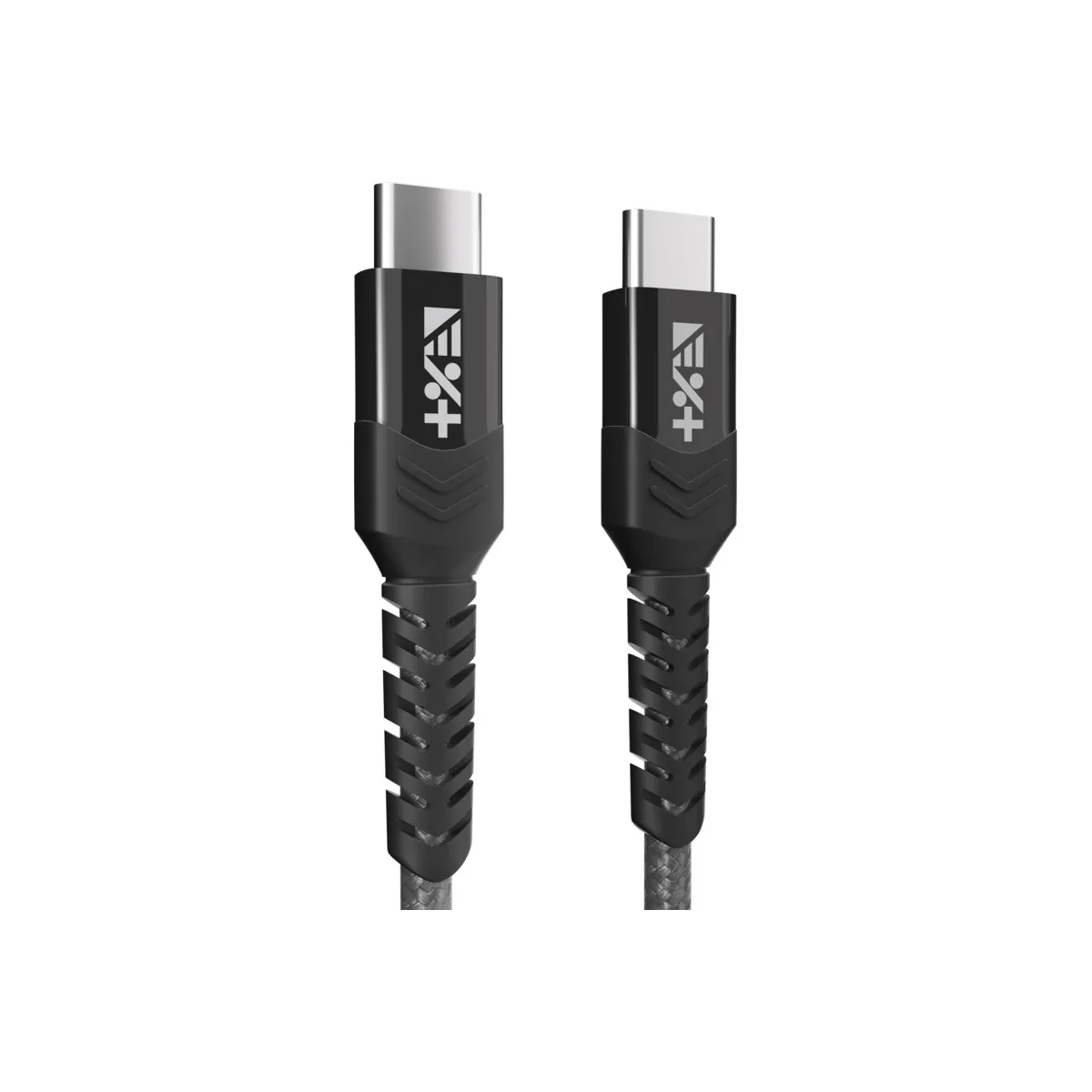 Cablu de date NOA Braided USB-C la USB-C, Space Grey - Image 4