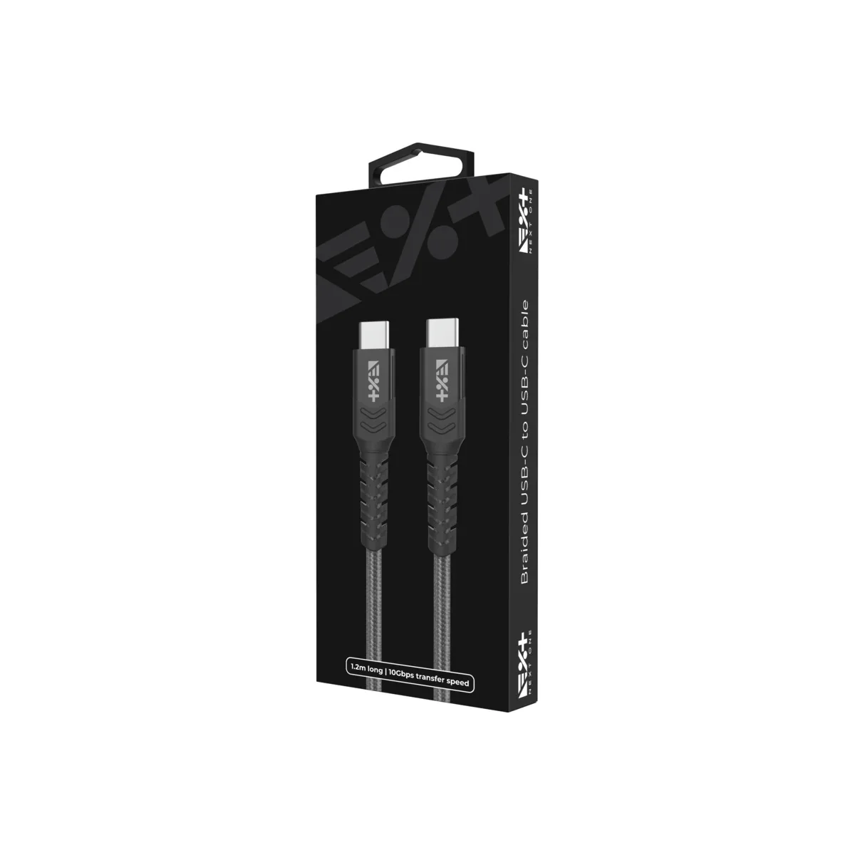 Cablu de date NOA Braided USB-C la USB-C, Space Grey - Image 7