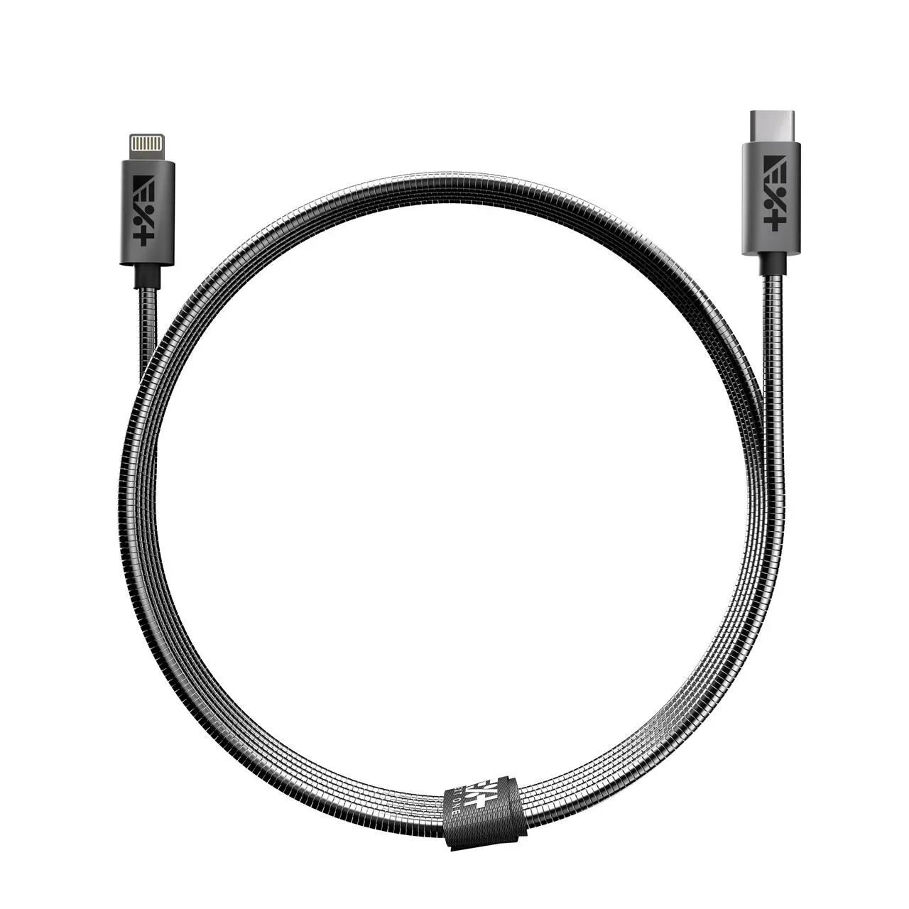Cablu de date NOA tip USB-A - Lightning, Metalic, Space Grey