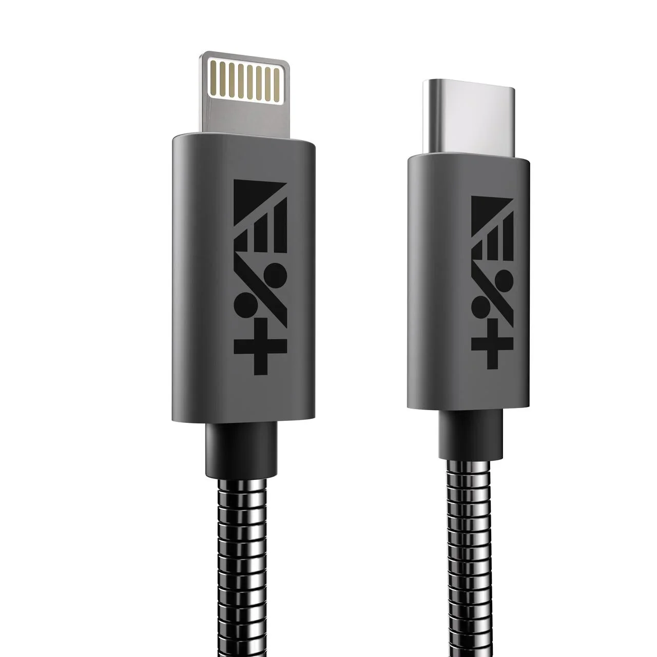 Cablu de date NOA tip USB-A - Lightning, Metalic, Space Grey - Image 3
