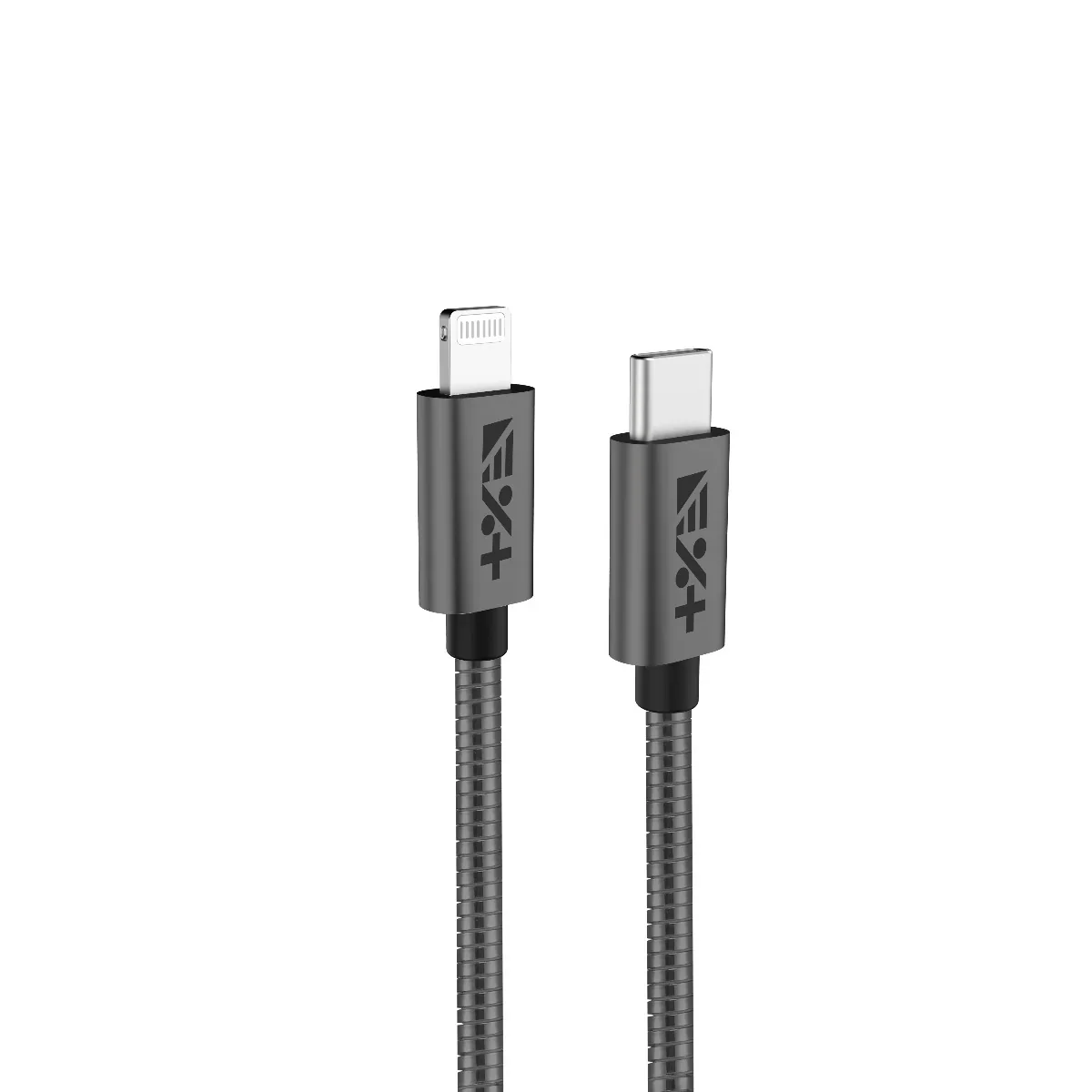 Cablu de date NOA USB-C - Lightning, Metalic, Space Grey (1,2m)