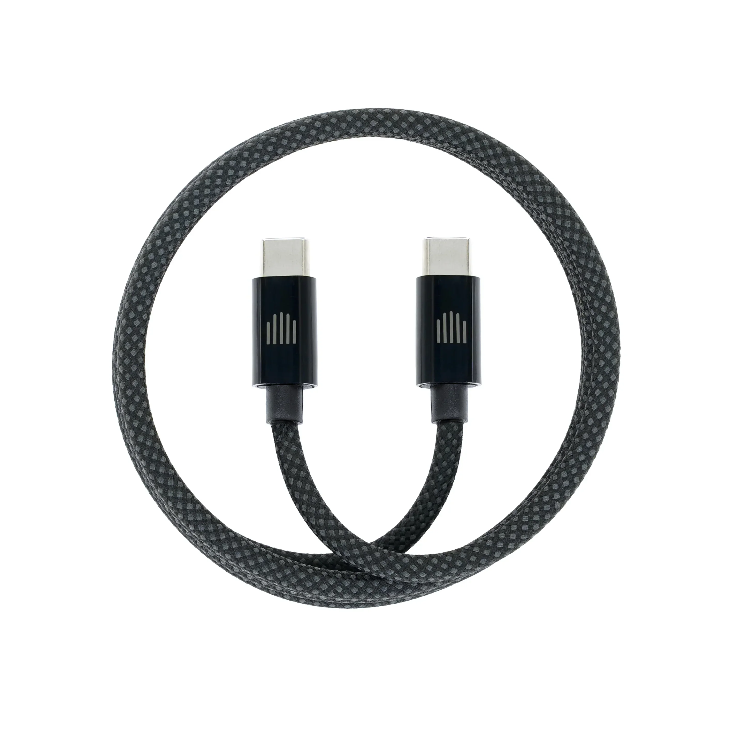 Cablu DVICED USB-C - USB-C, 90°, 1.25m, Gri - Image 2