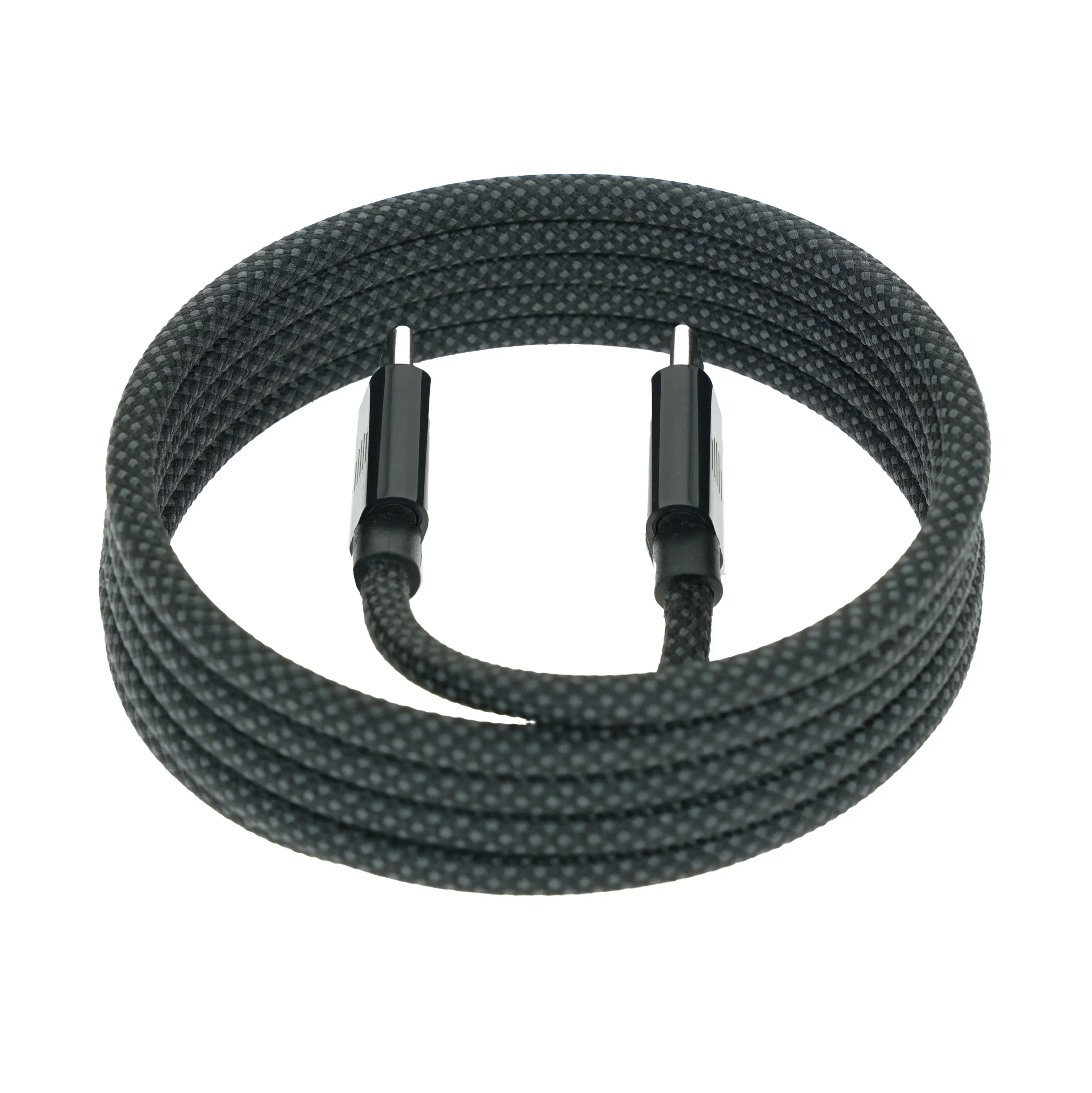 Cablu DVICED USB-C - USB-C, 90°, 1.25m, Gri - Image 4