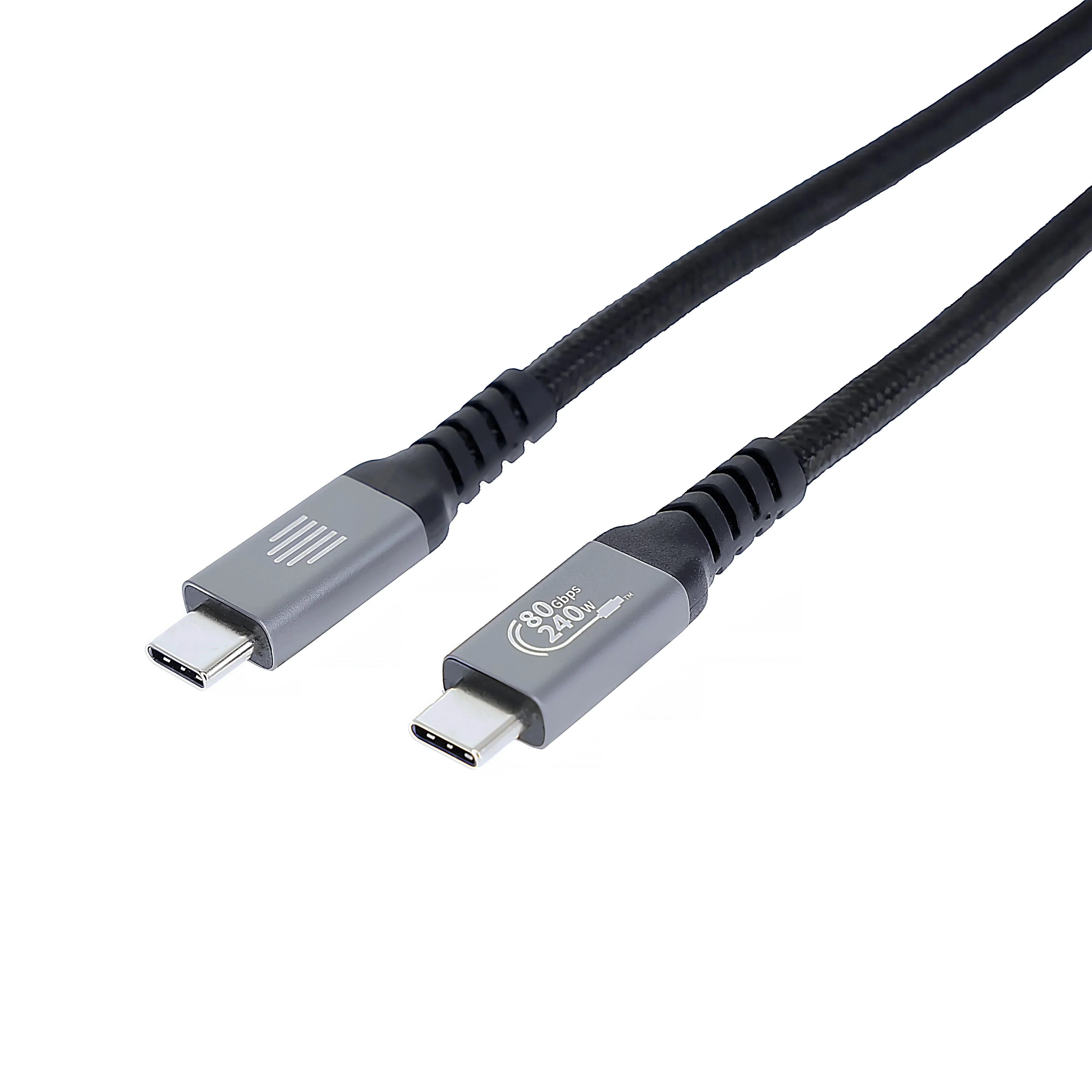 Cablu Thunderbolt DVICED, USB4, 80 Gbps, 240W, Negru - Image 2