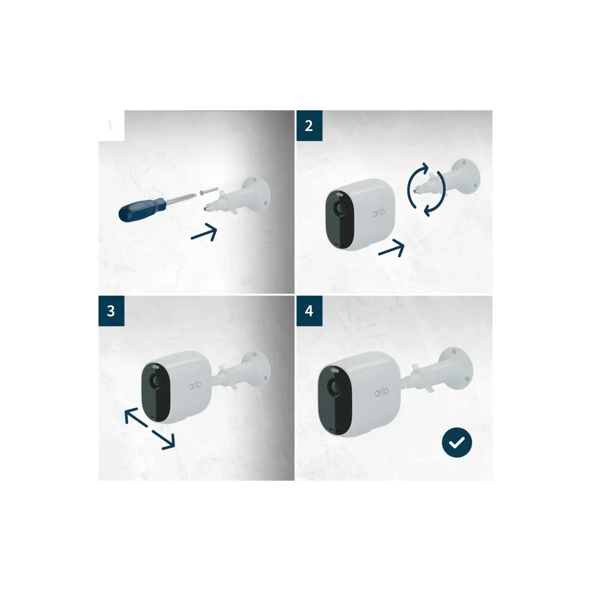 Camera de supraveghere Arlo Essential Outdoor - 1 Camera Kit, Alb - Image 4