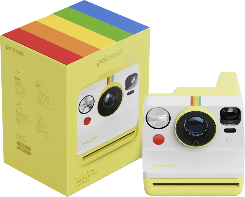 Camera Foto Instant Polaroid Now (gen.3), Galben - Image 5