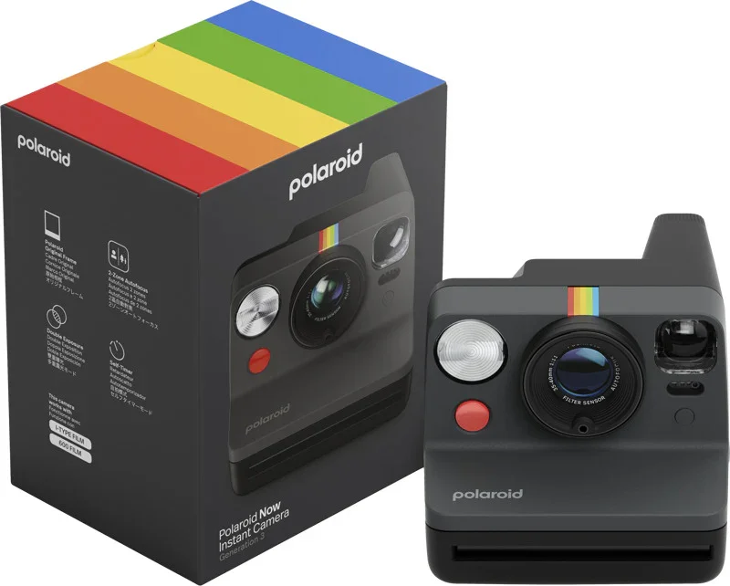 Camera Foto Instant Polaroid Now (gen.3), Negru - Image 5