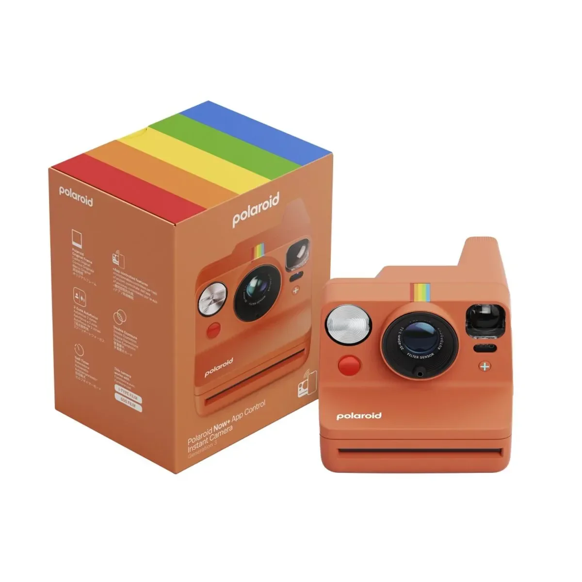 Camera Foto Instant Polaroid Now+ (gen.3), Portocaliu - Image 5