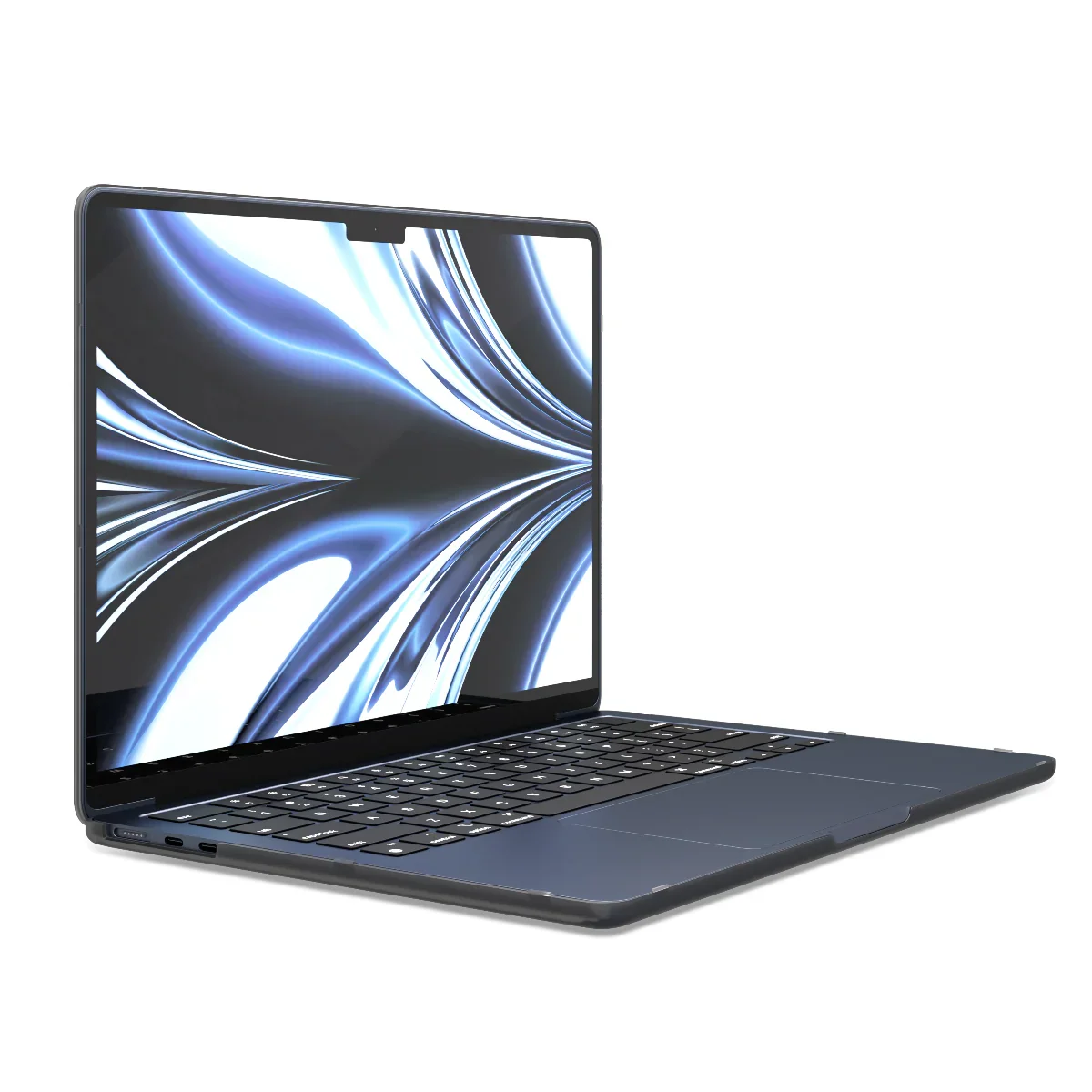 Carcasa de protectie NOA pentru MacBook Air 13" M2/M3, Negru - Image 2