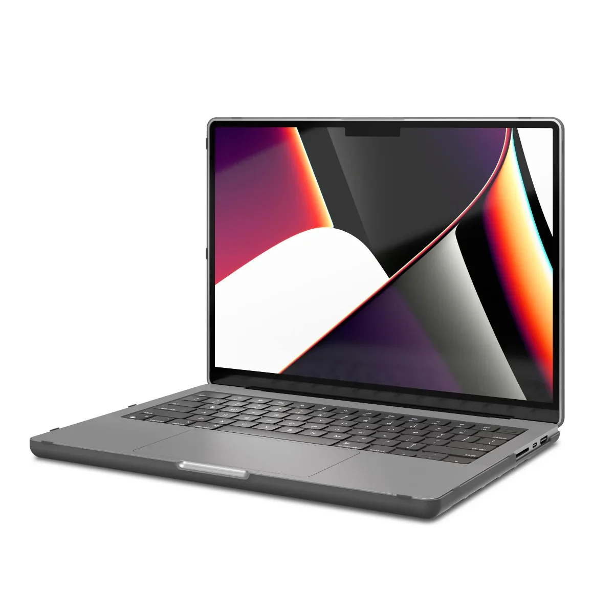 Carcasa de protectie NOA pentru MacBook Pro 14", Smoke Black - Image 3