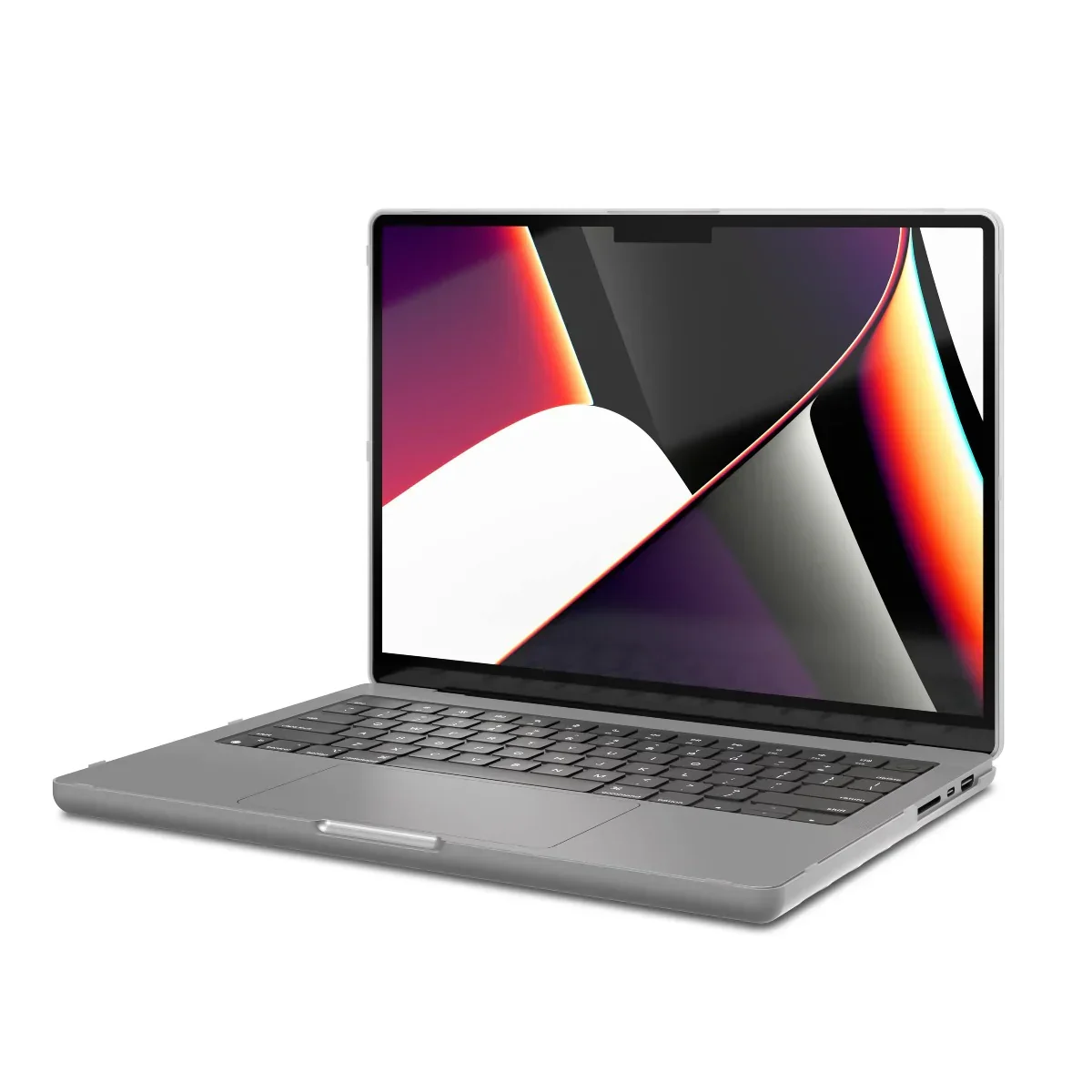 Carcasa de protectie NOA pentru MacBook Pro 16" (2021), Fog Transparent - Image 3