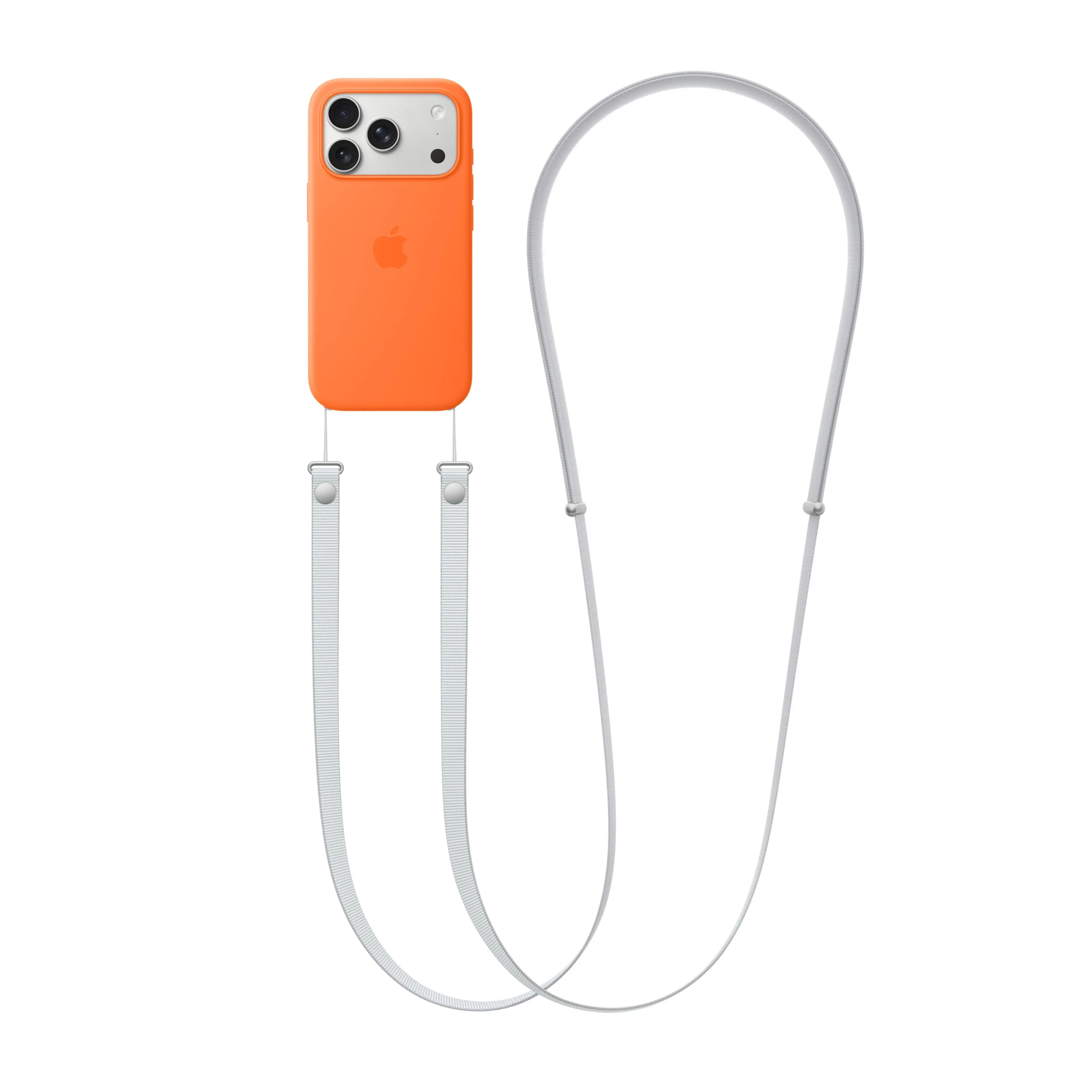 Snur Apple Crossbody, Light Grey - Image 3