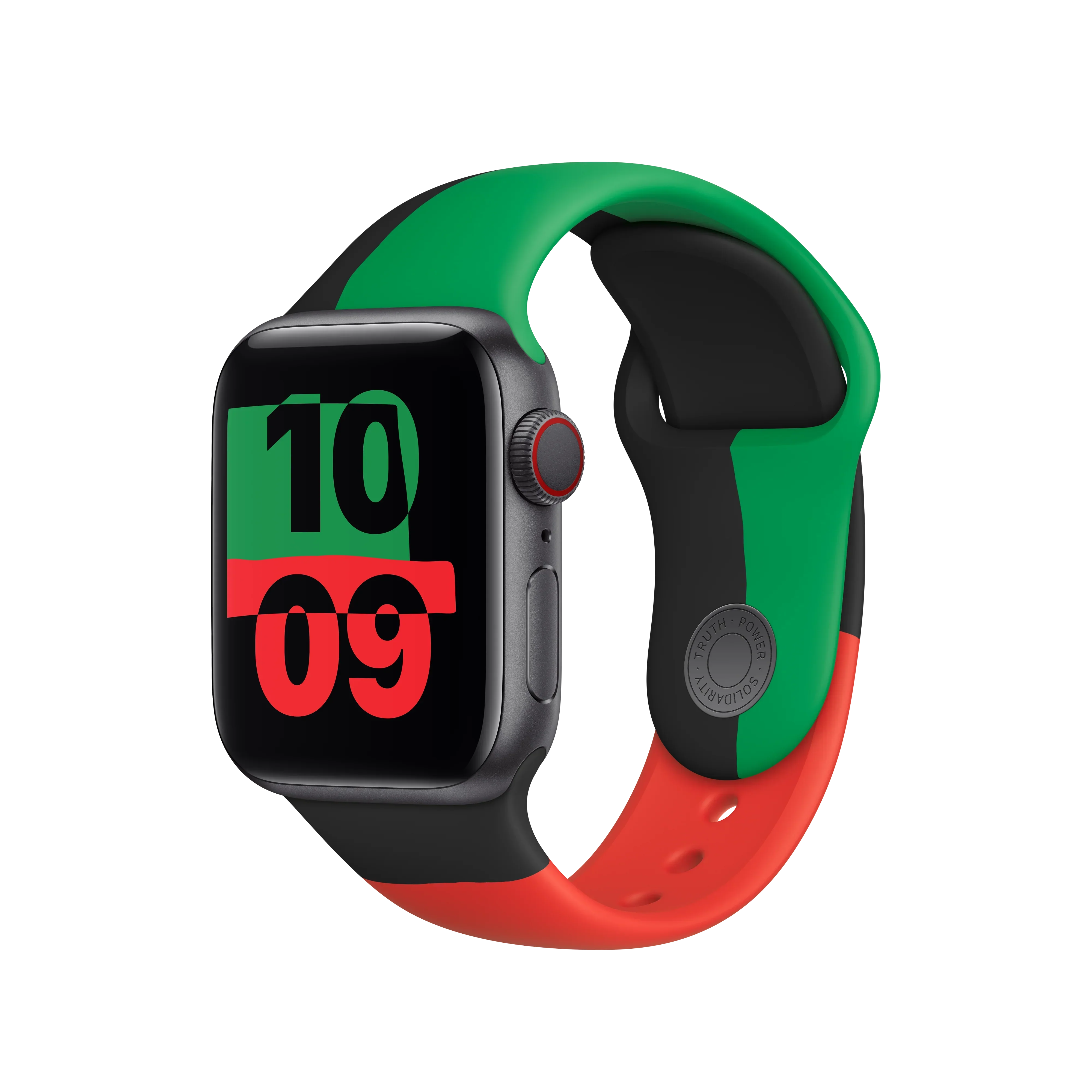 Curea Apple pentru Apple Watch 40mm Black Unity Sport Band - S/M - Image 2